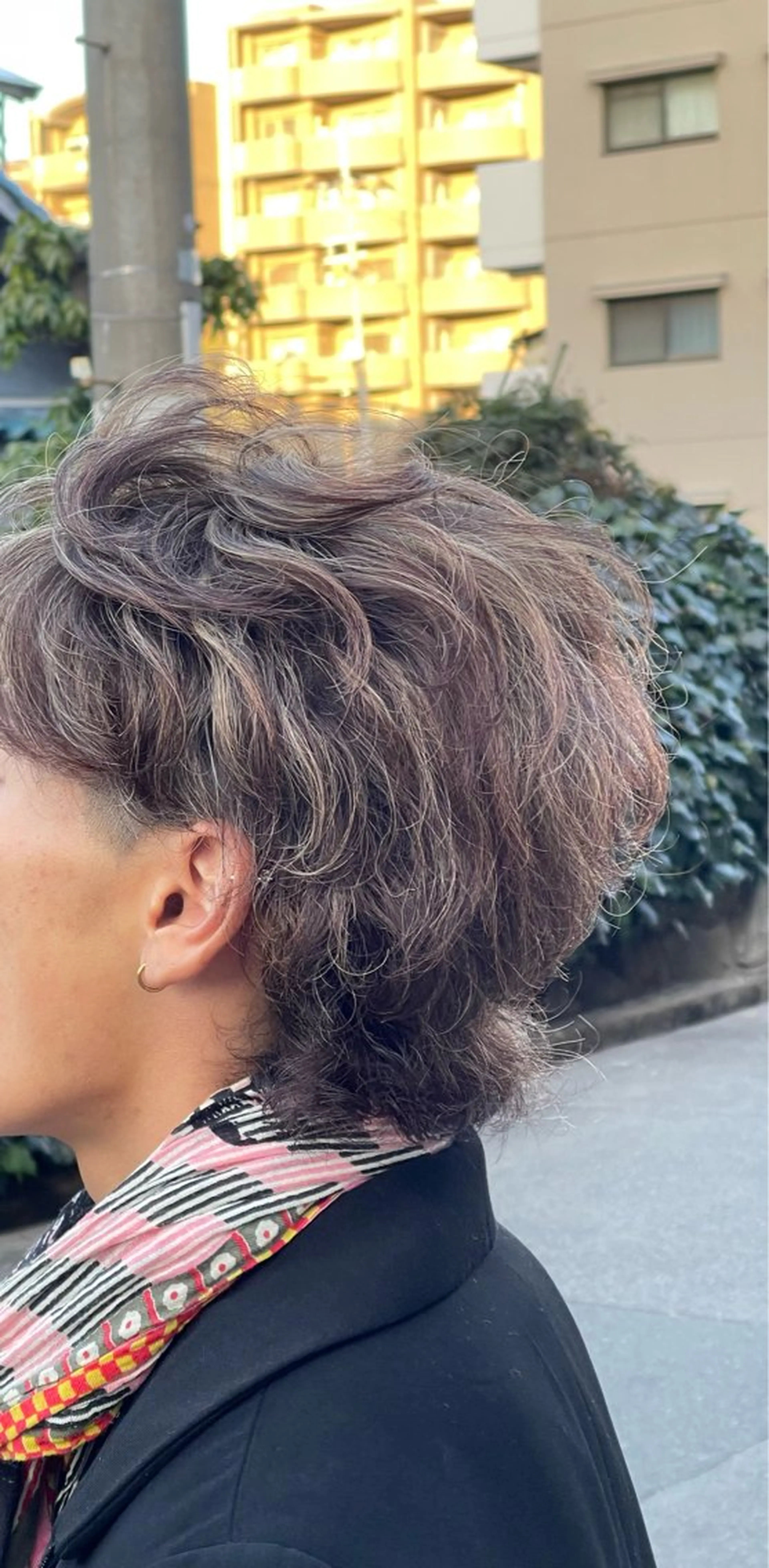 ショート ハイライト カット ヘアカラー hair MILE.所属・ゆうだい モデル募集中のヘアスタイル