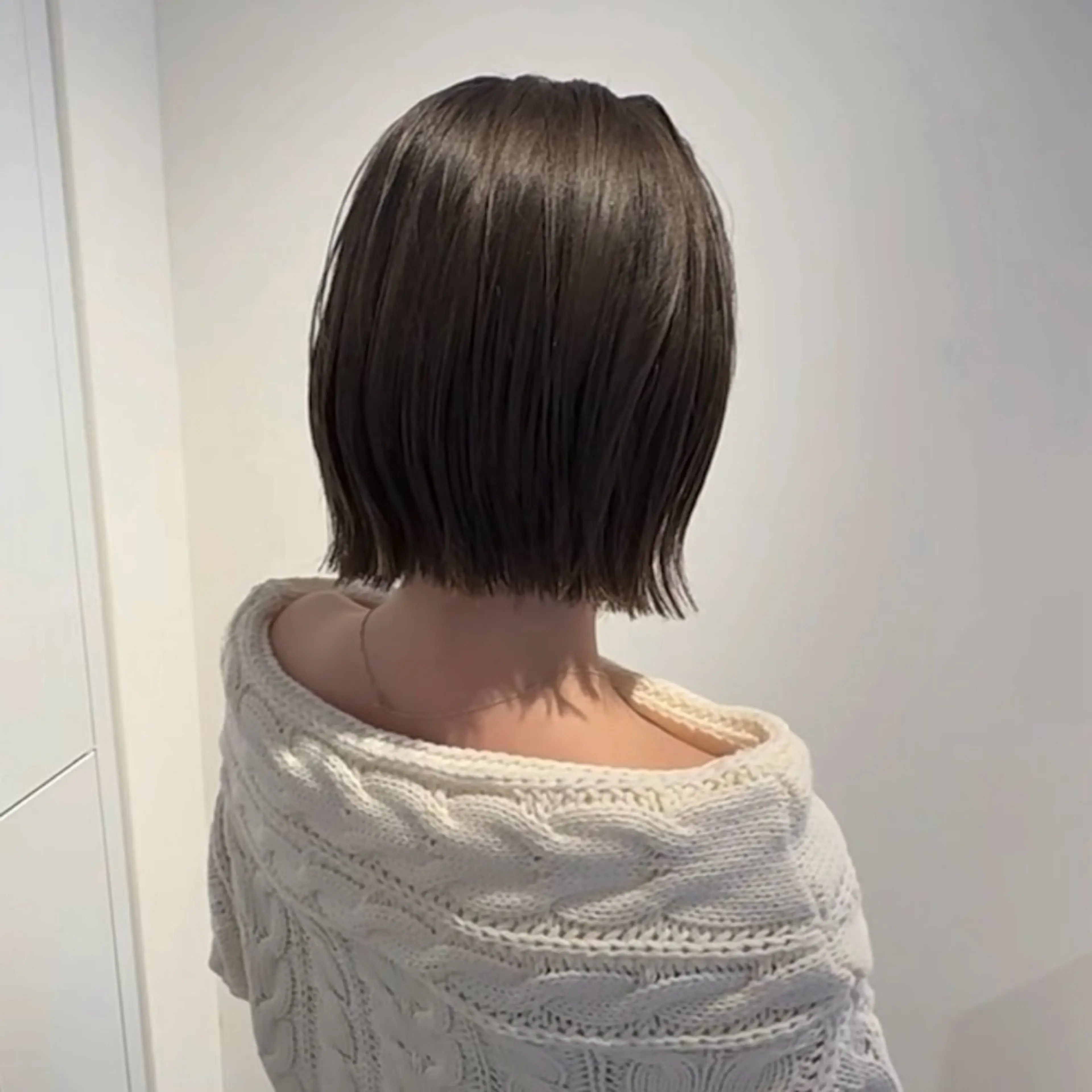 ショート 切りっぱなしボブ ボブ 髪質改善 ヘアカラー SASE/ 🍒nodoka🍒のヘアスタイル