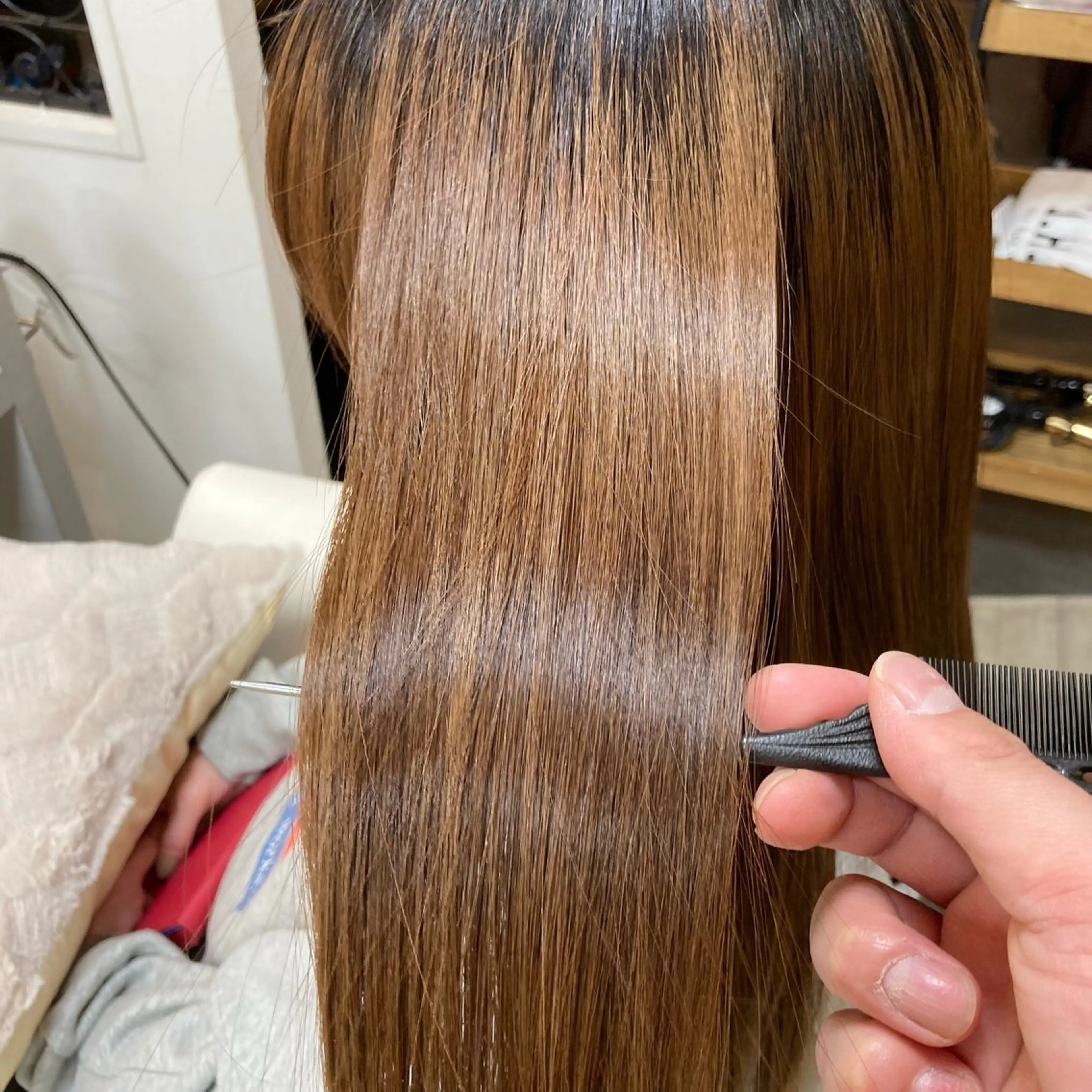 ロング タカギ　タツキ 縮毛矯正/髪質改善のヘアスタイル