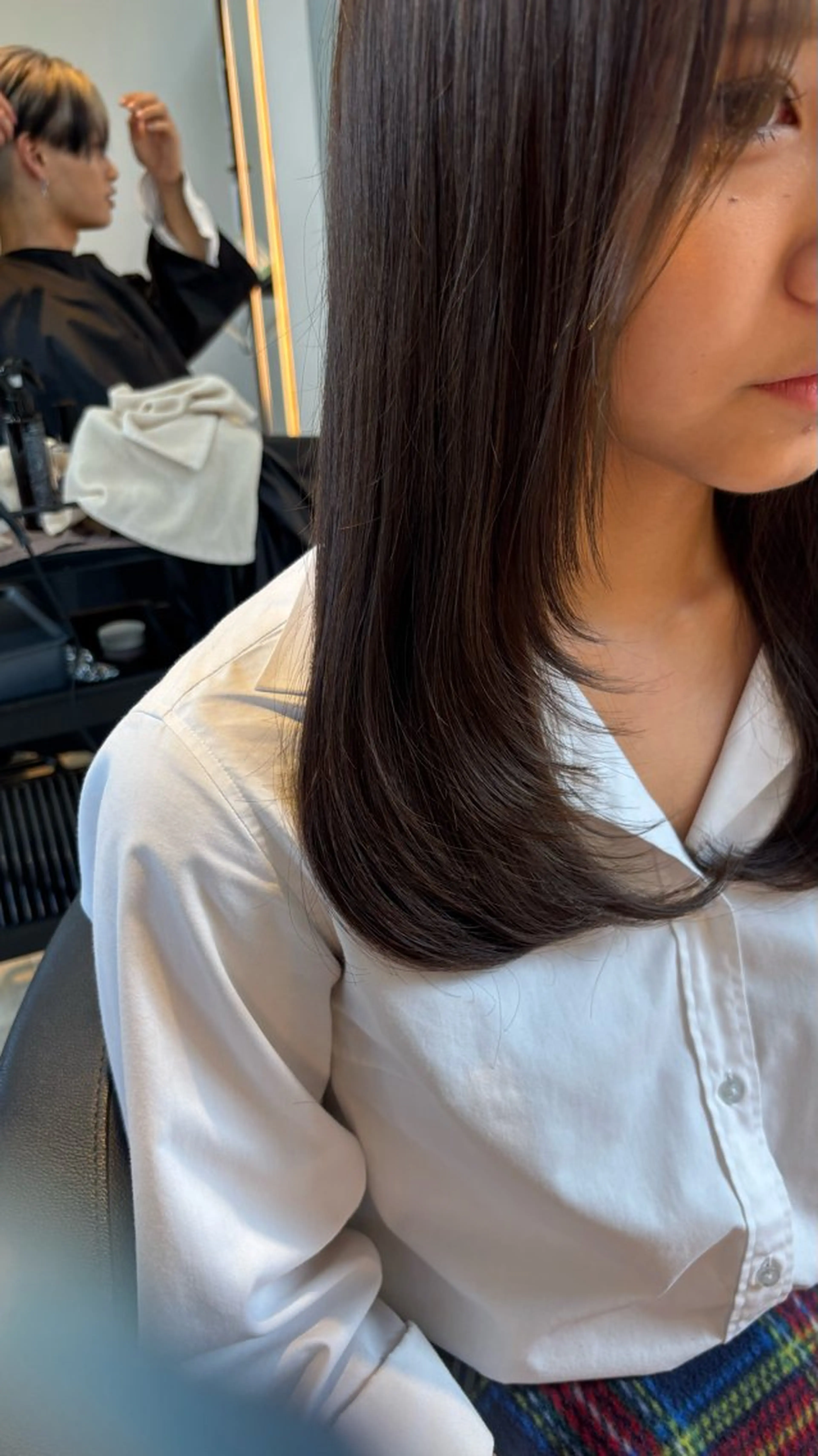 カラー ブリーチ ブリーチなしカラー カット ヘアカラー トリートメント miyu/ボブ/ 透明感カラー/栄のヘアスタイル