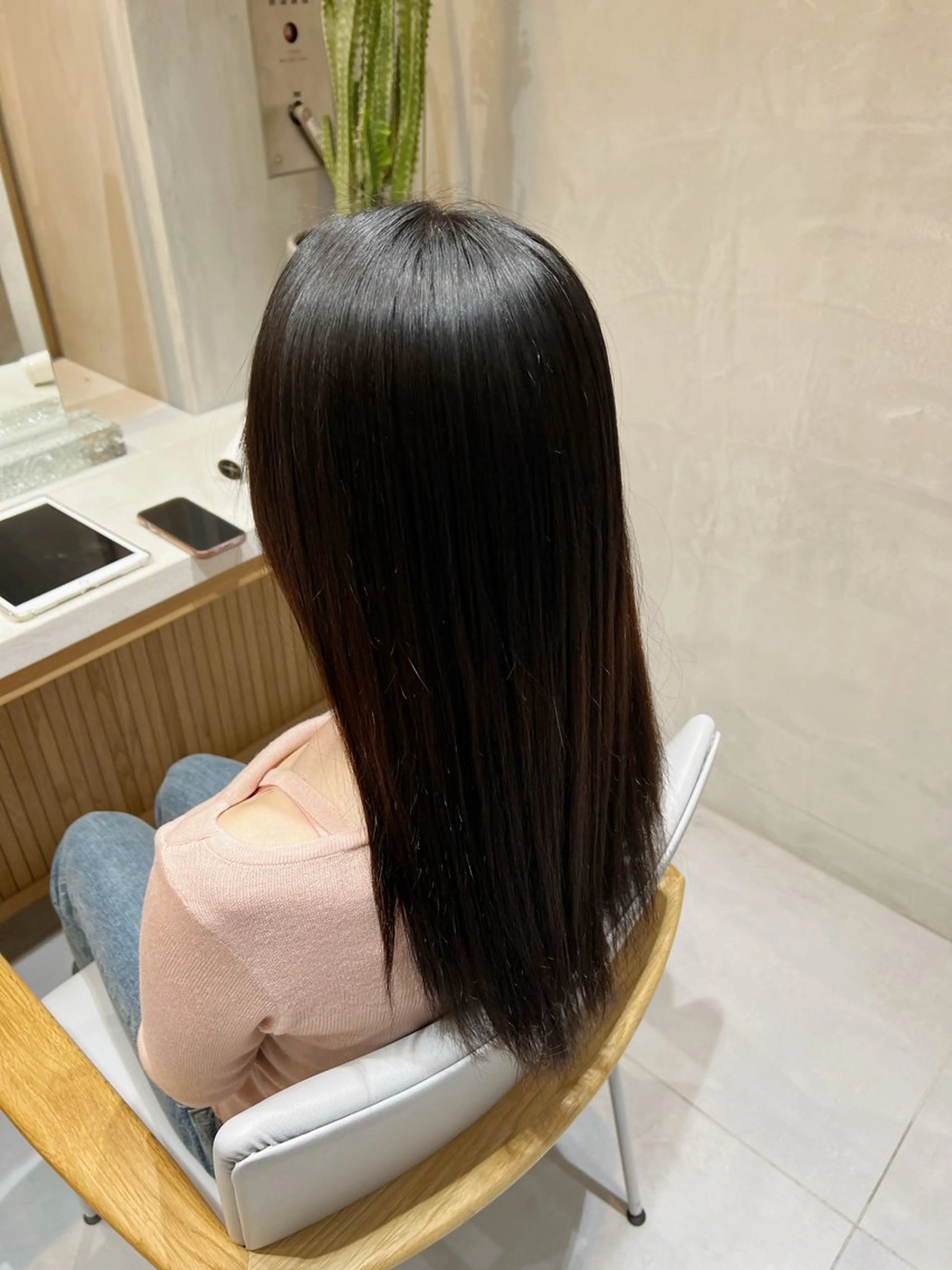 ロング パーマ 縮毛矯正 トリートメント ate.所属・ate. kaoriのヘアスタイル