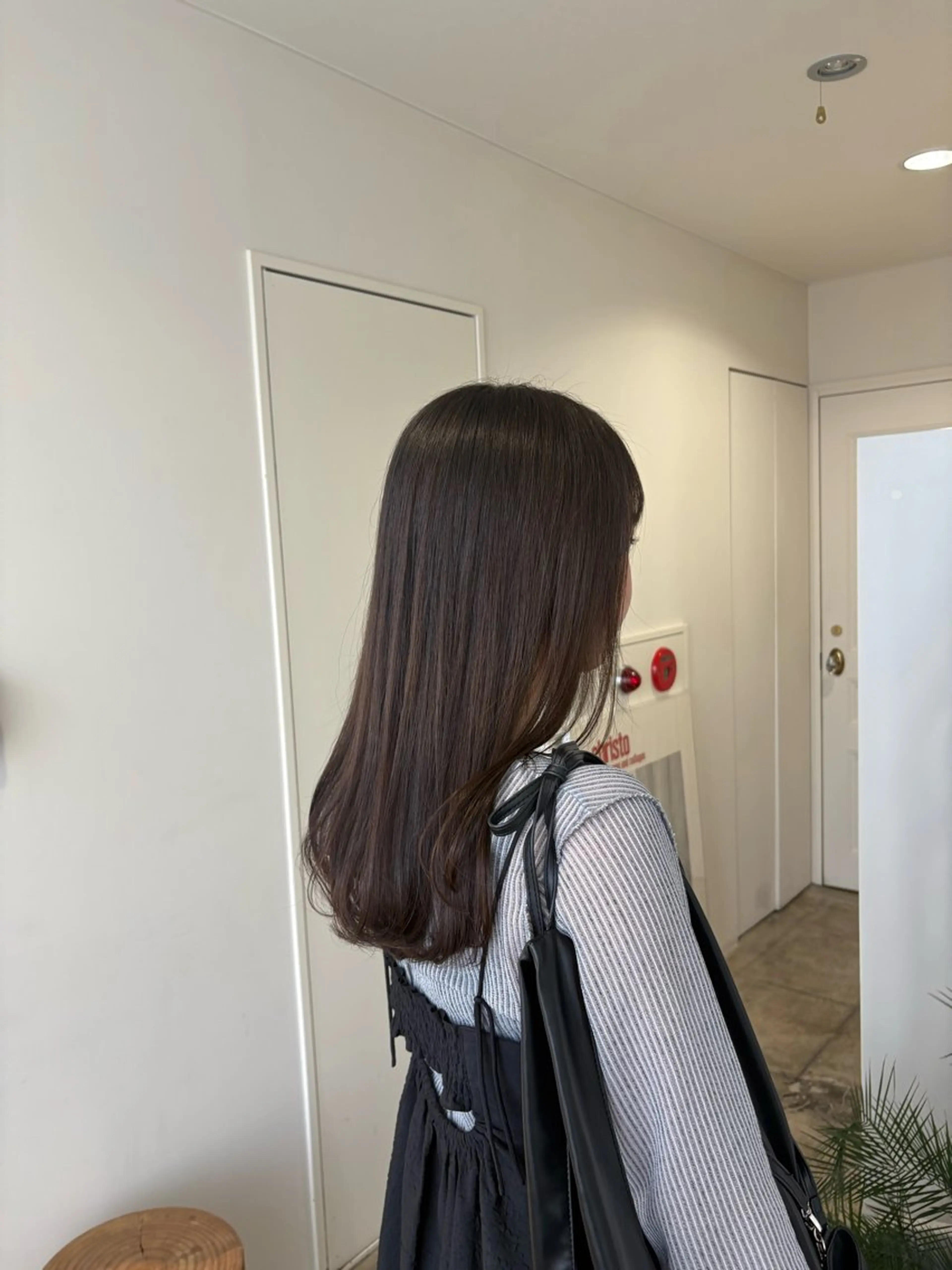 セミロング カラー カット ヘアカラー トリートメント Jr.スタイリスト ヨシノヒメカのヘアスタイル