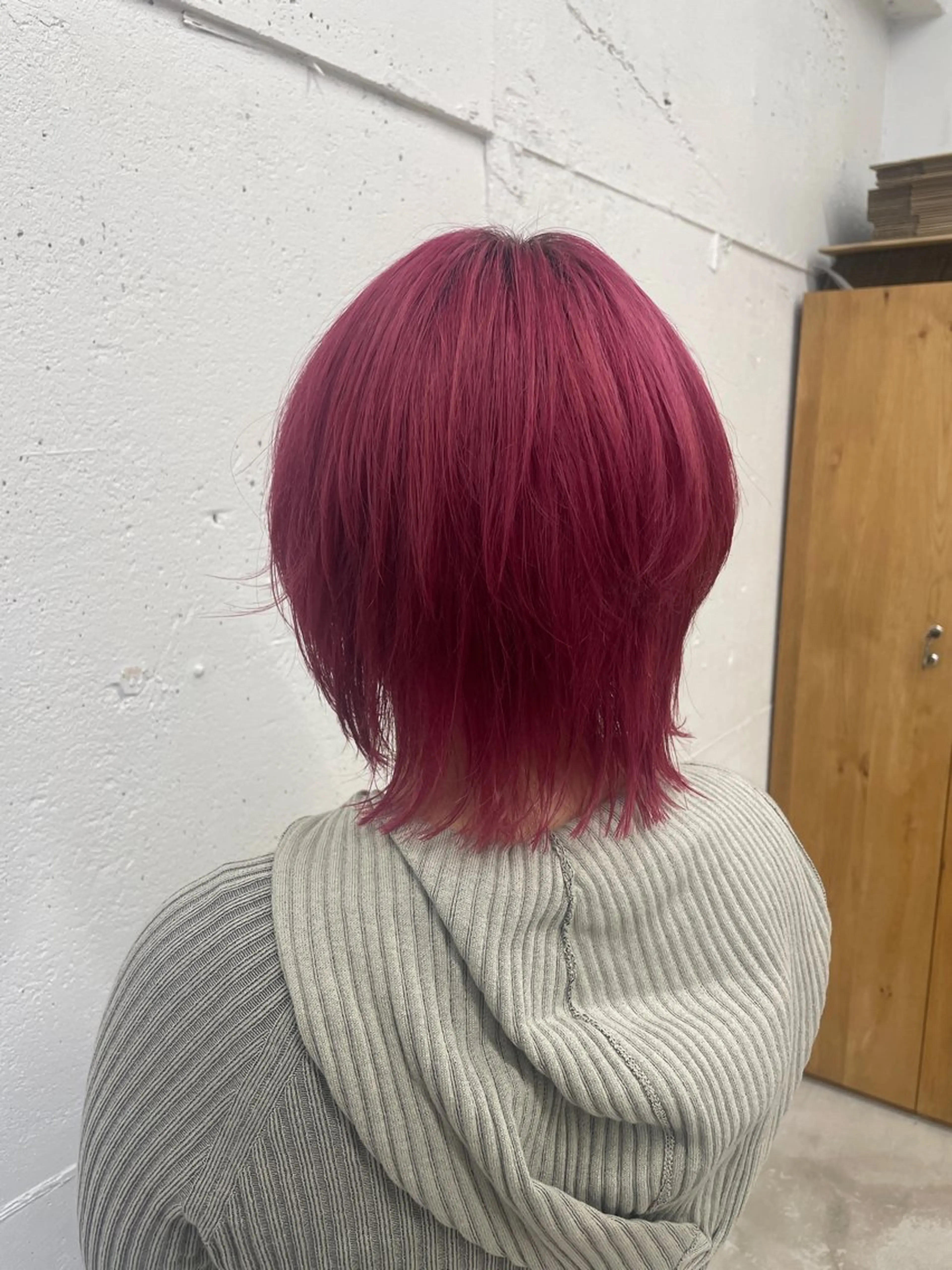 ミディアム ハイレイヤー レイヤーカット ウルフカット ウルフレイヤー suzu 🤍 【 grace 】のヘアスタイル