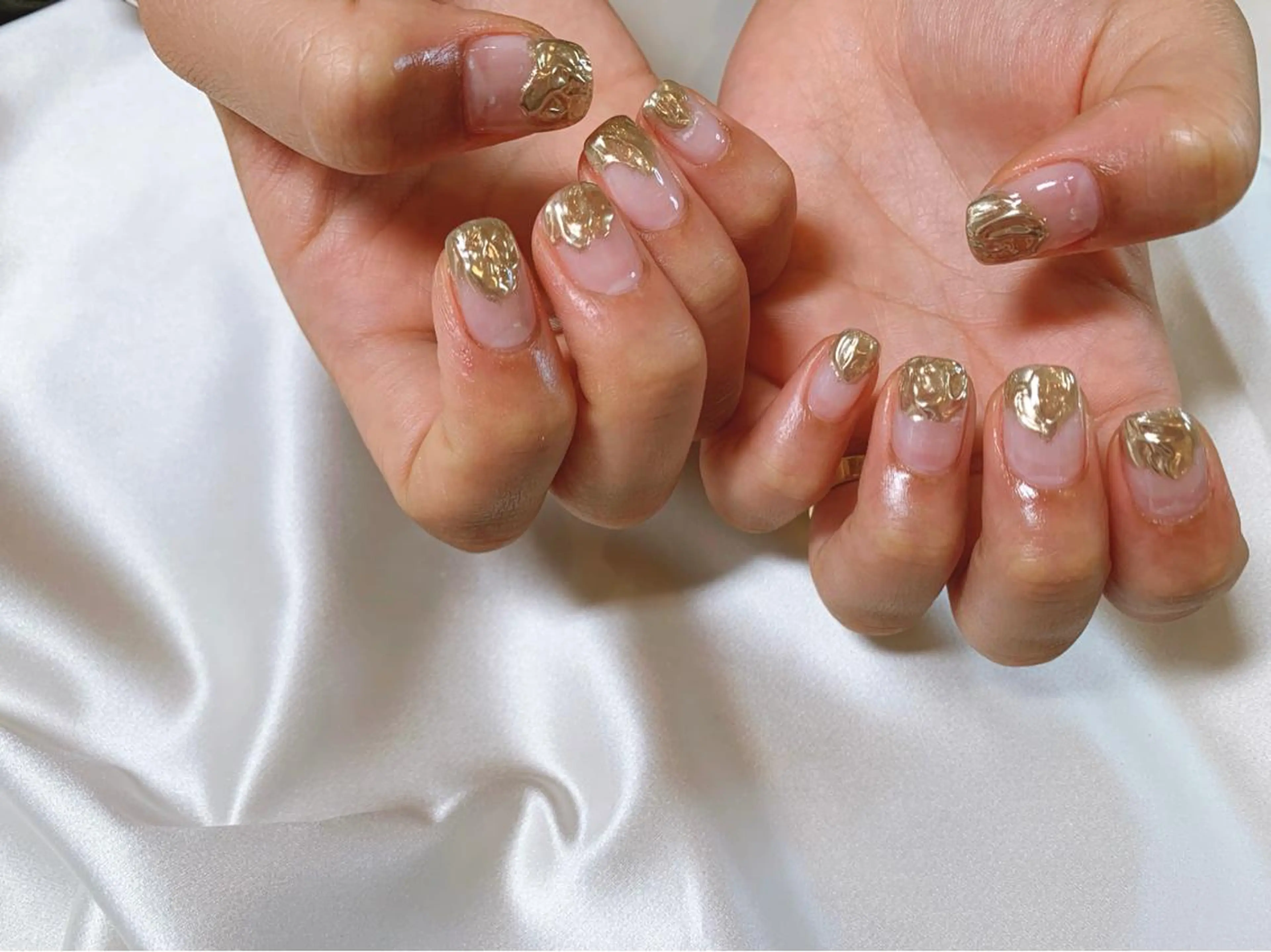 ネイル ミラーネイル ハンドネイル w*ange nail所属・w*ange MAOのネイルデザイン