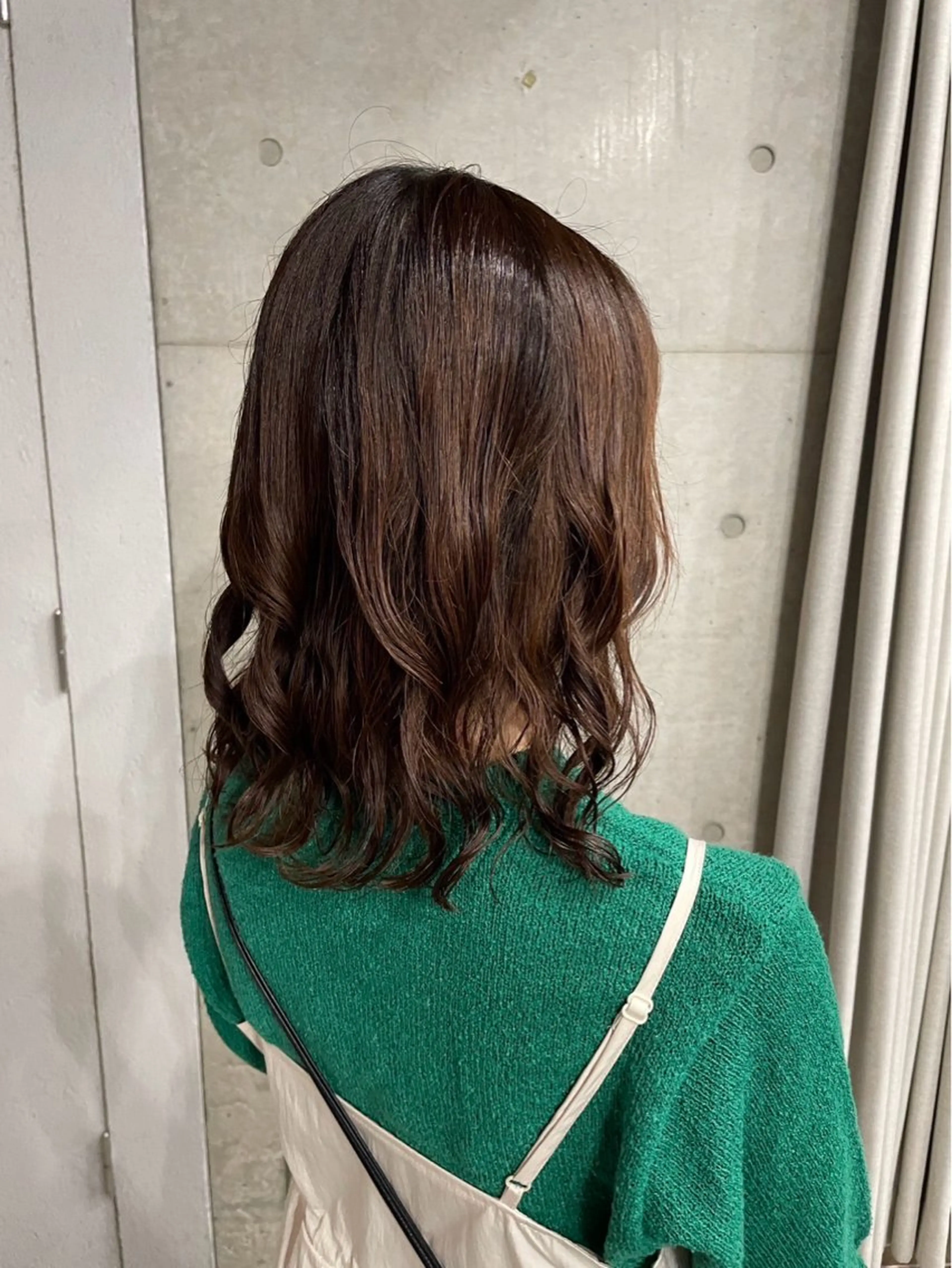 セミロング パーマ ボブカット /site Noahのヘアスタイル
