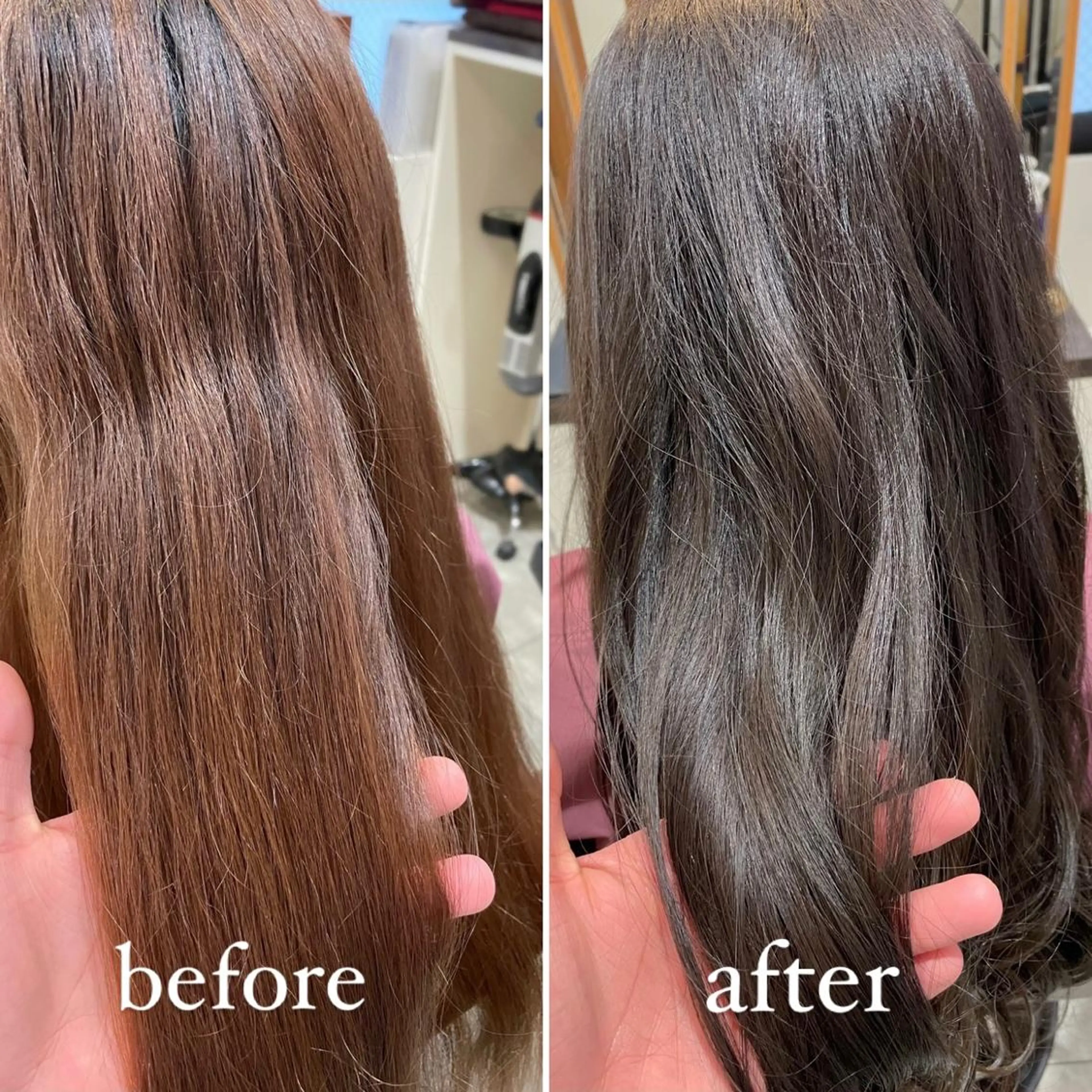ロング カラー カット ヘアカラー トリートメント 中村 研介のヘアスタイル