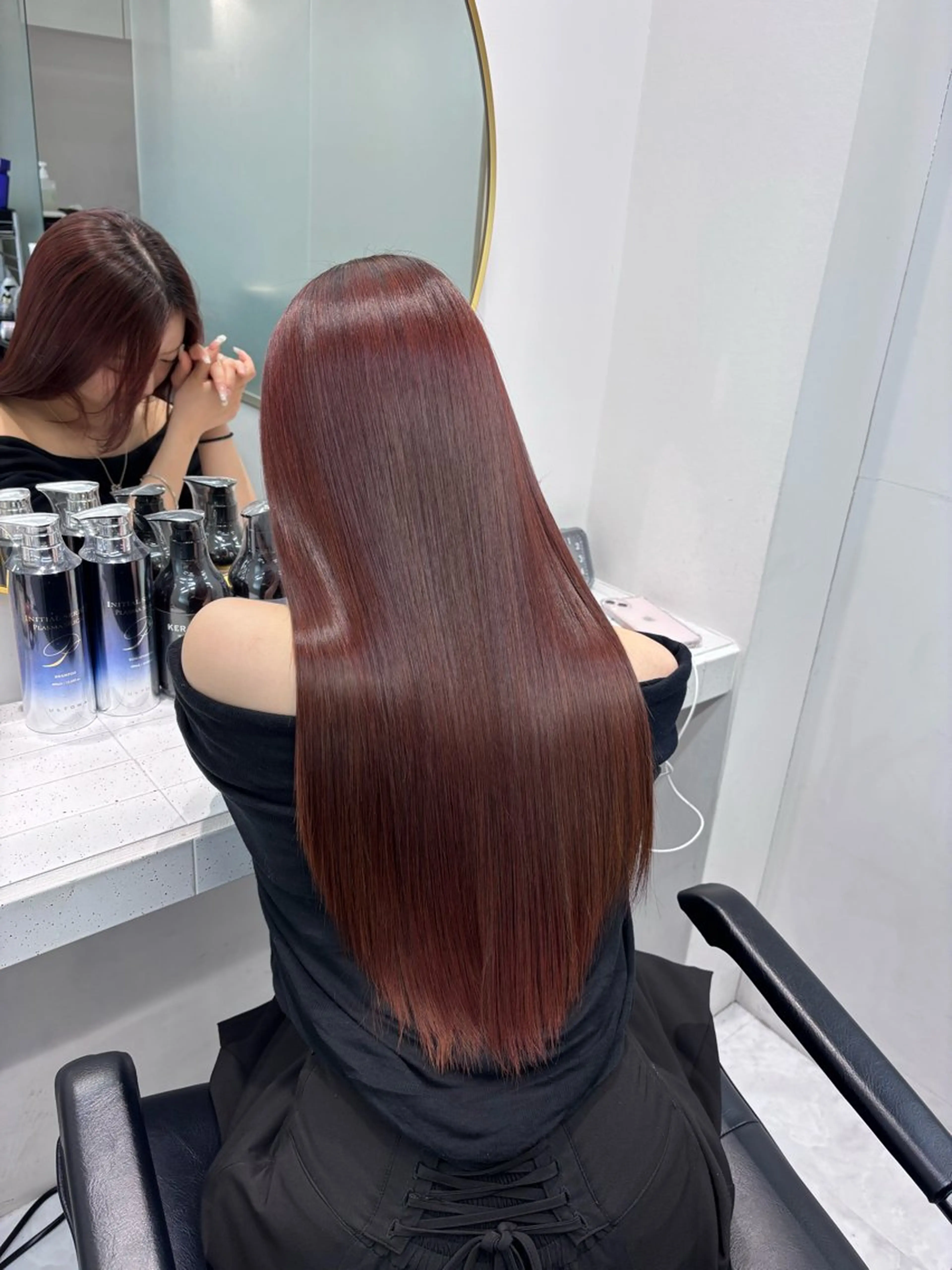 🩷【ケアカラー】🩷+✨【美髪髪質改善トリートメント】✨+✂️【似合わせCUT】✂️の写真