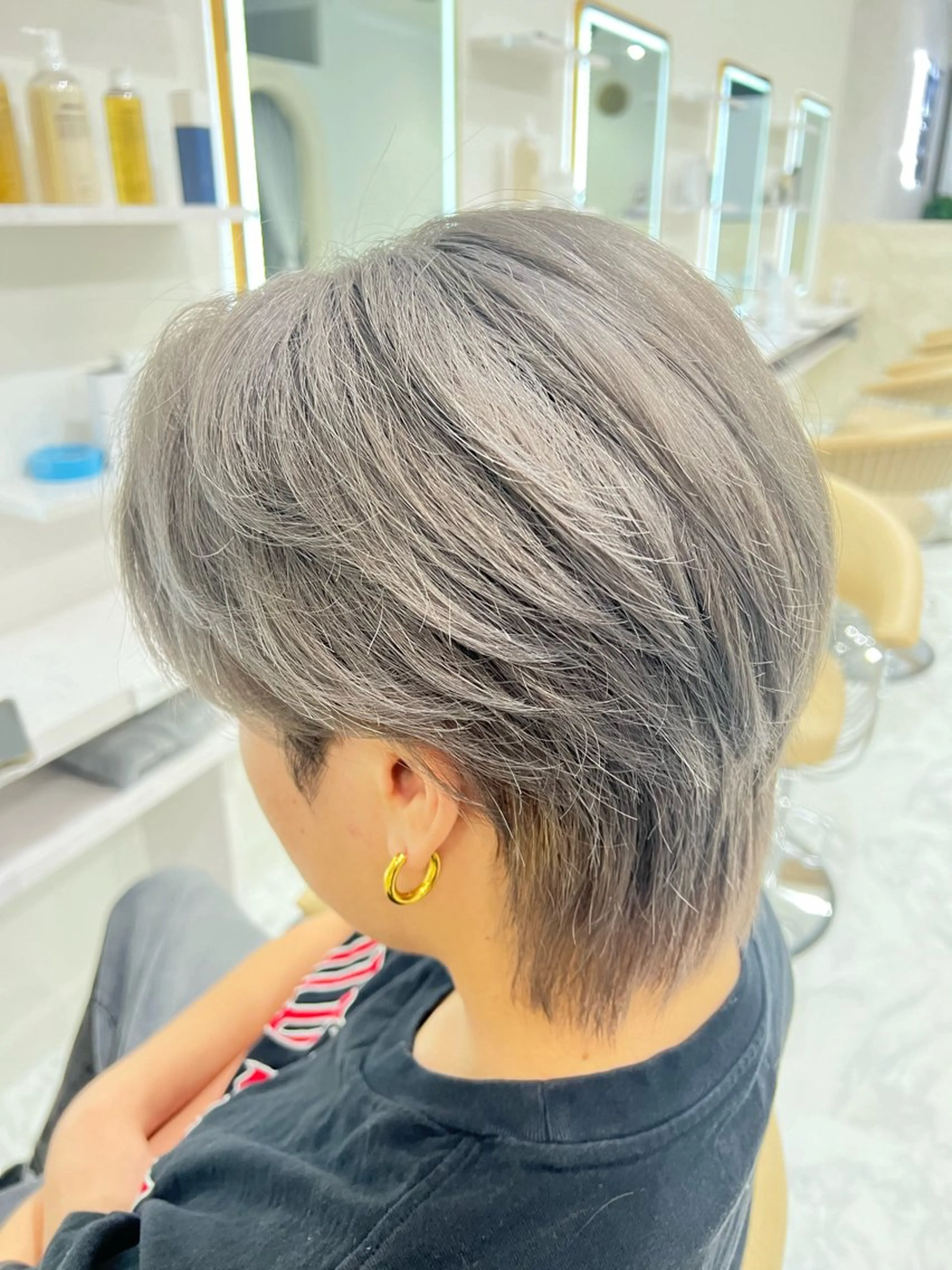 カラー メンズ グレージュ ヘアカラー SE ITAのヘアスタイル