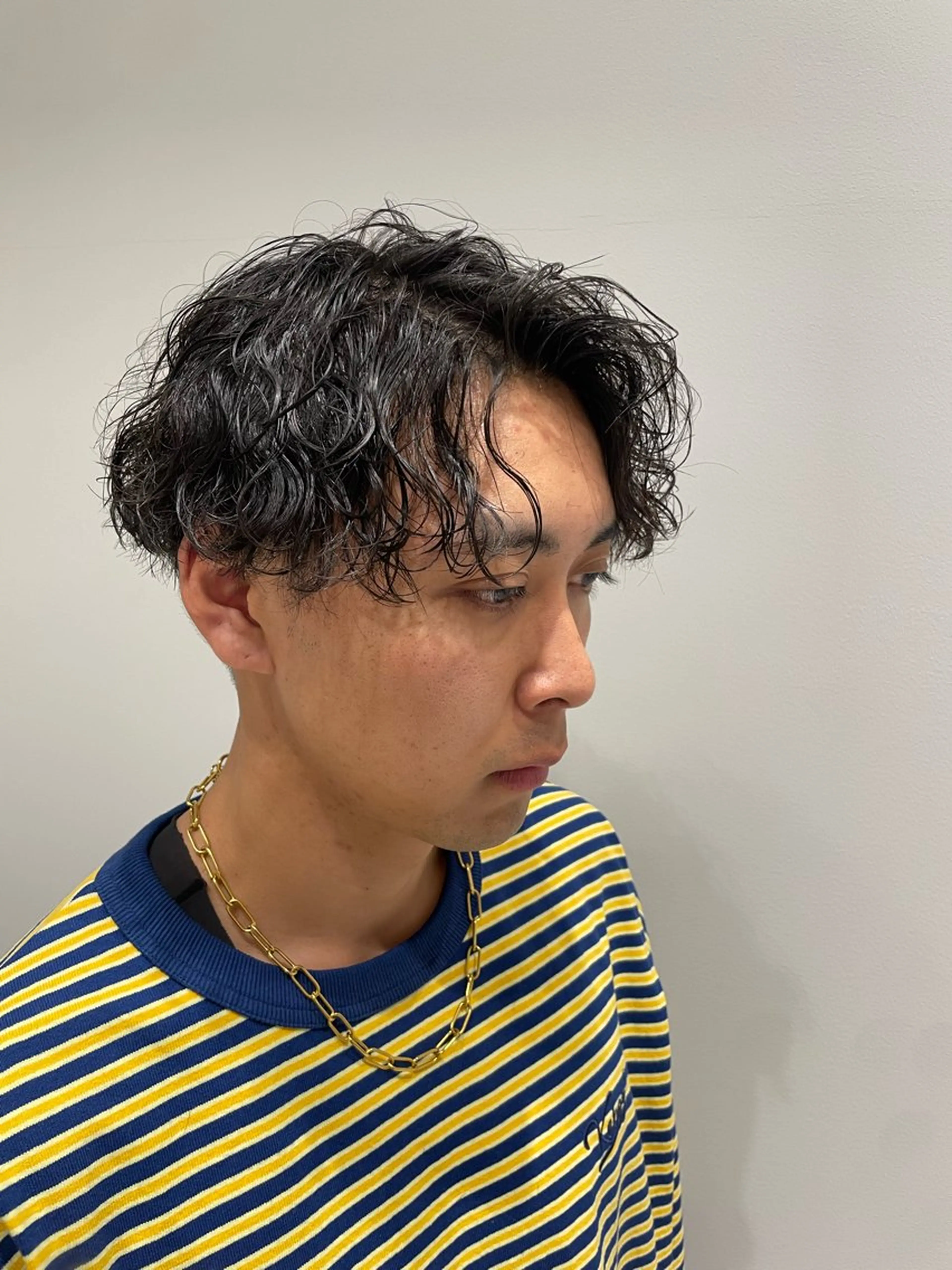 パーマ メンズ 無料ショートモデル 募集中❗️秋山ひらいのヘアスタイル