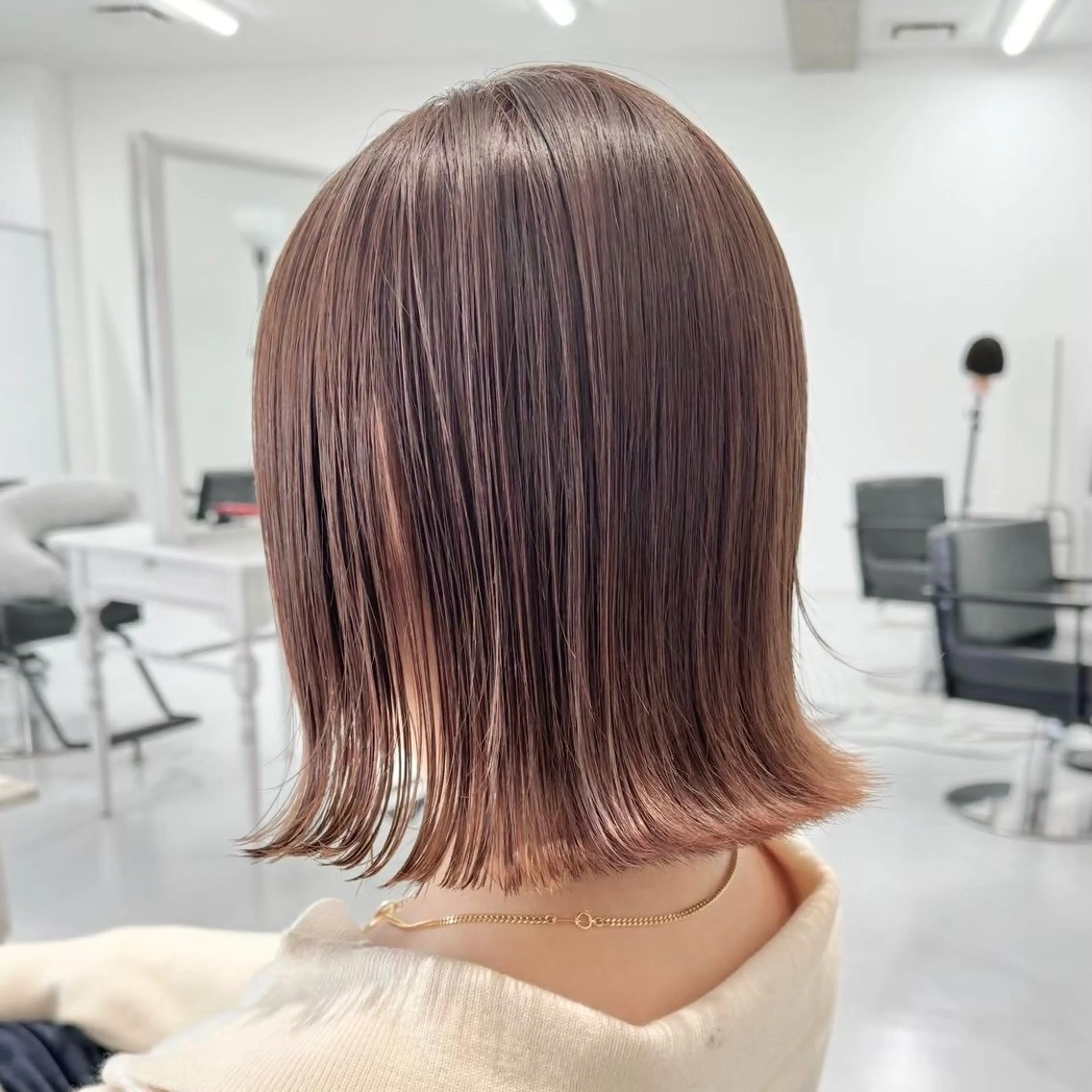 ミディアム 田島拓海 LEV. ボブカットのヘアスタイル