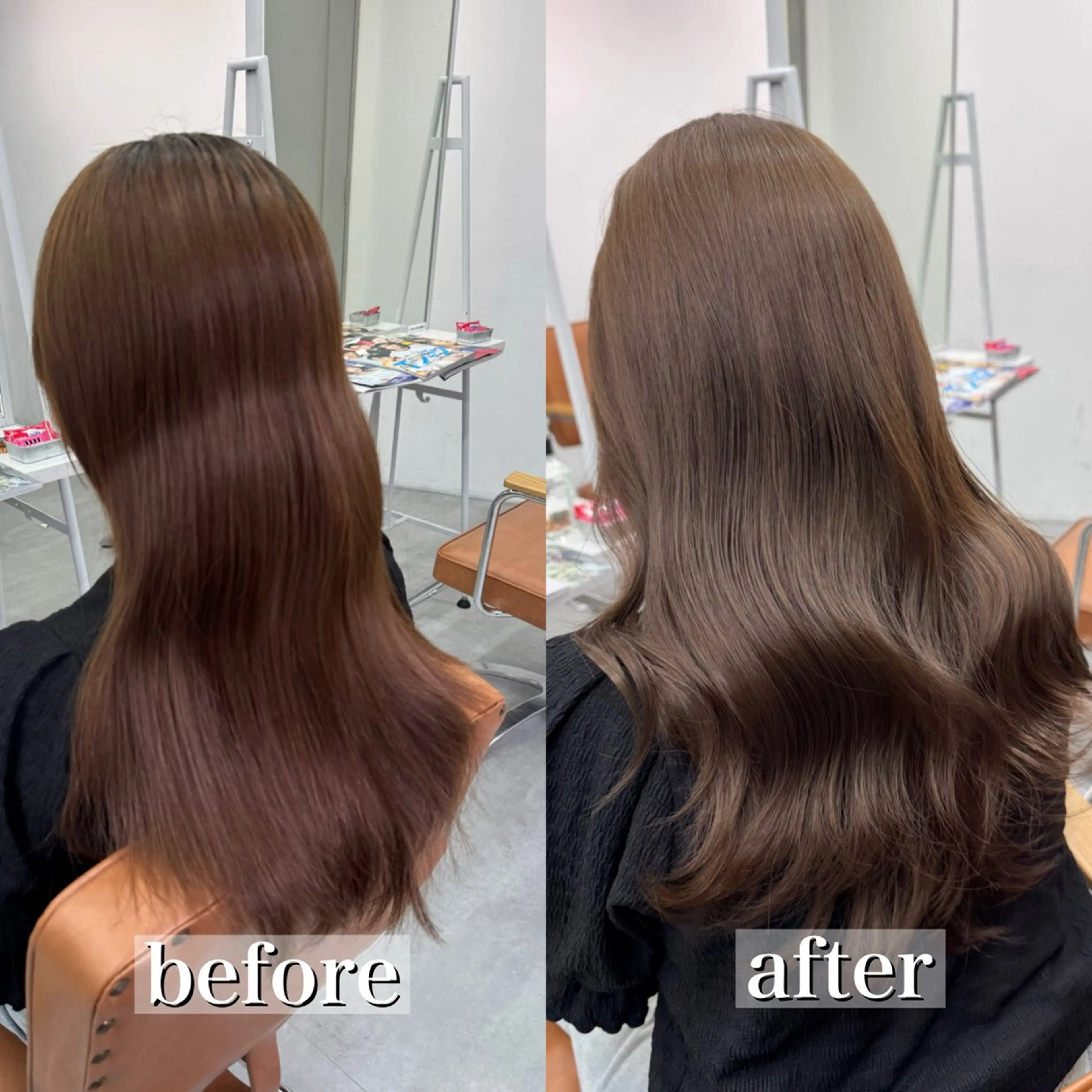 ロング カラー ヘアアレンジ ヘアカラー ブリーチなしカラー /ベージュ/安形翔のヘアスタイル