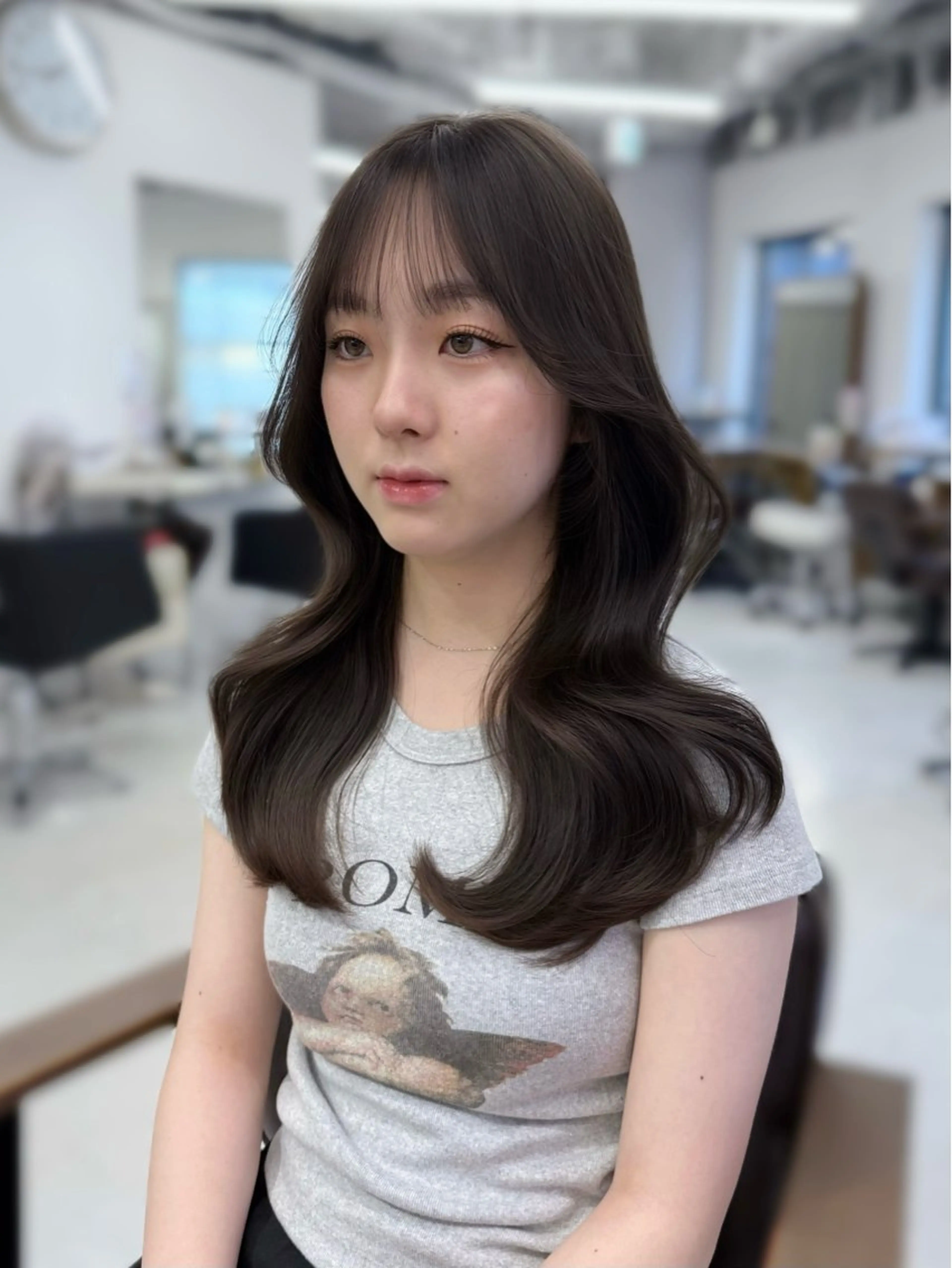ロング カラー カット ヘアカラー 韓国ヘア×髪質改善 /yoshikaのヘアスタイル