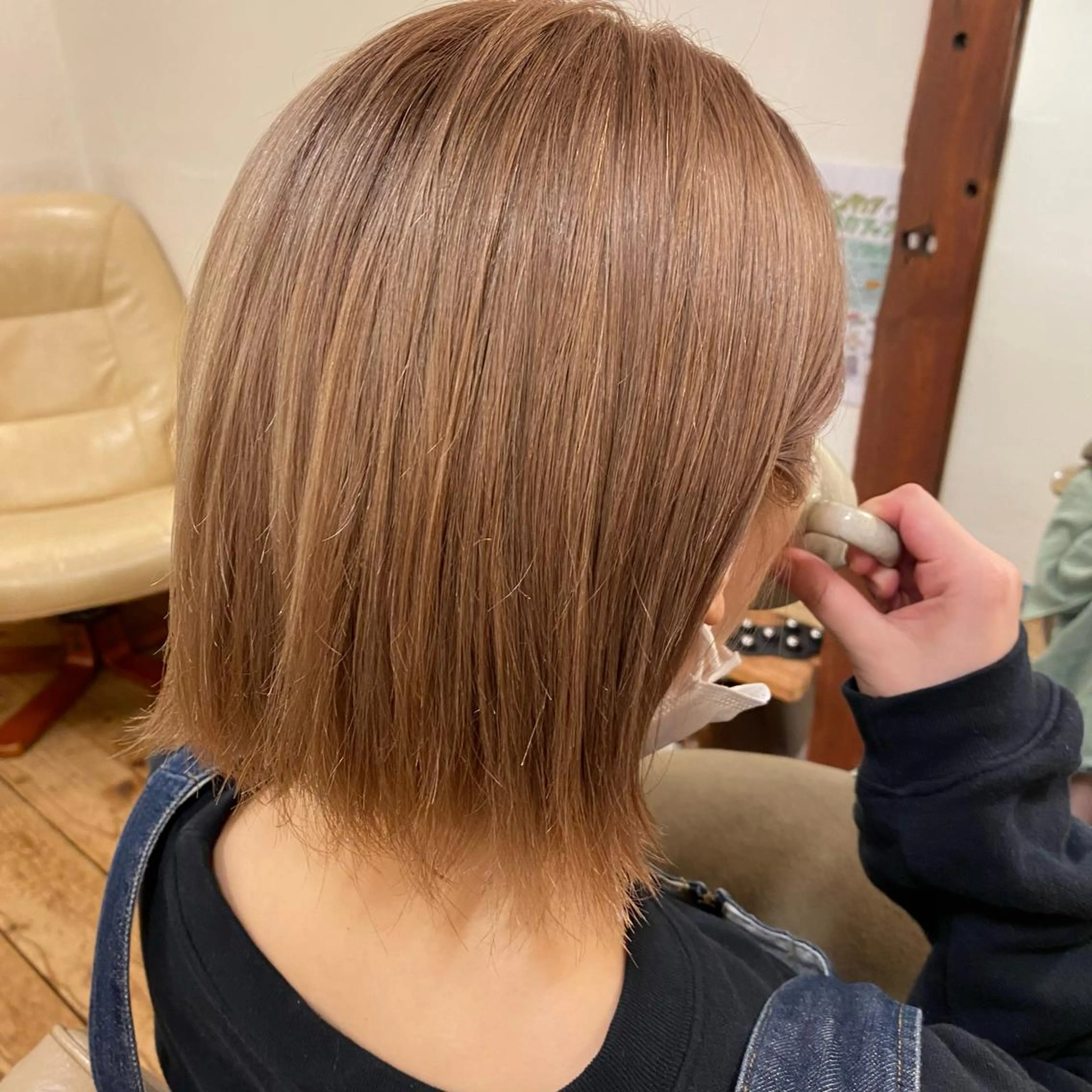 ミディアム カラー stylist田口 祐歩のヘアスタイル