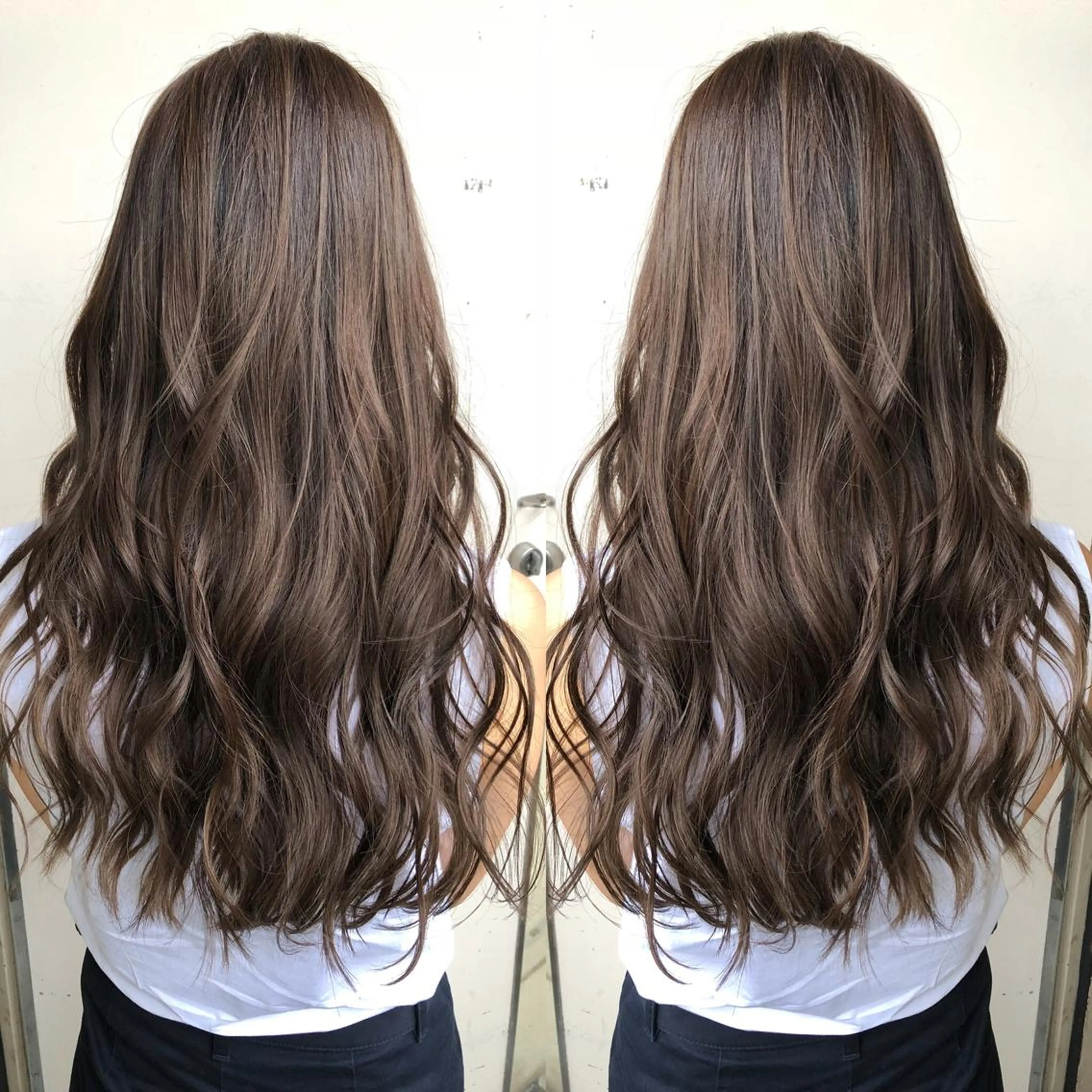 ロング カラー kr2s アメ村のヘアスタイル