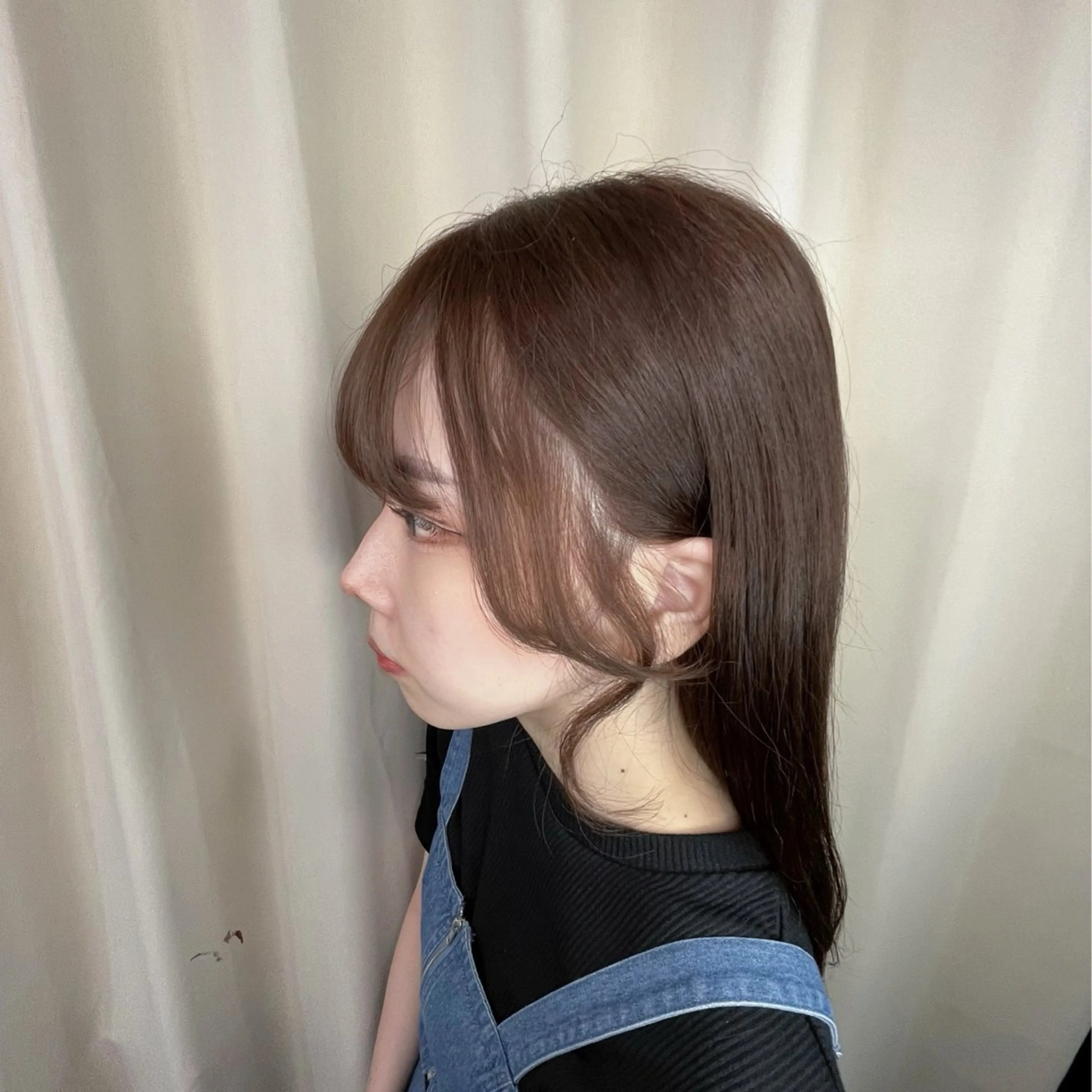 セミロング ヘアアレンジ かなざわ みかのヘアスタイル