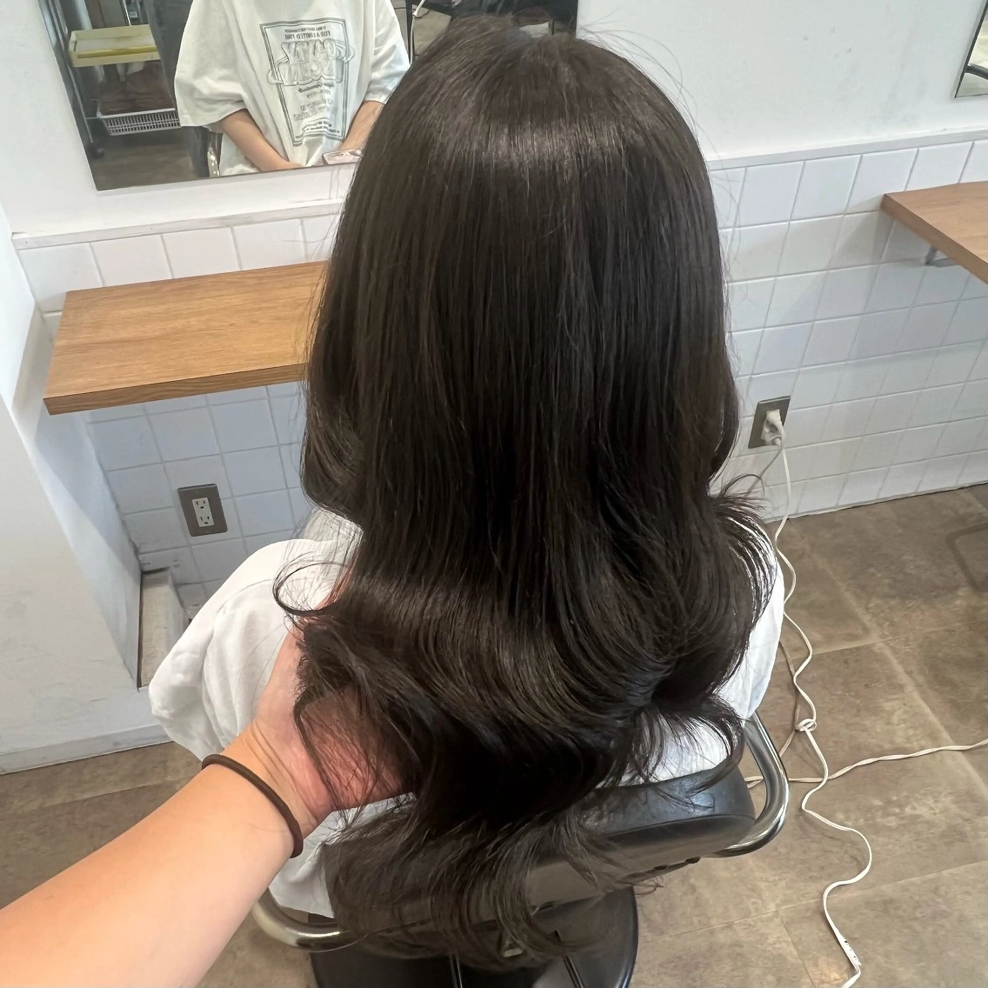 ロング カラー カット ヘアカラー トリートメント 🫧 harunaのヘアスタイル