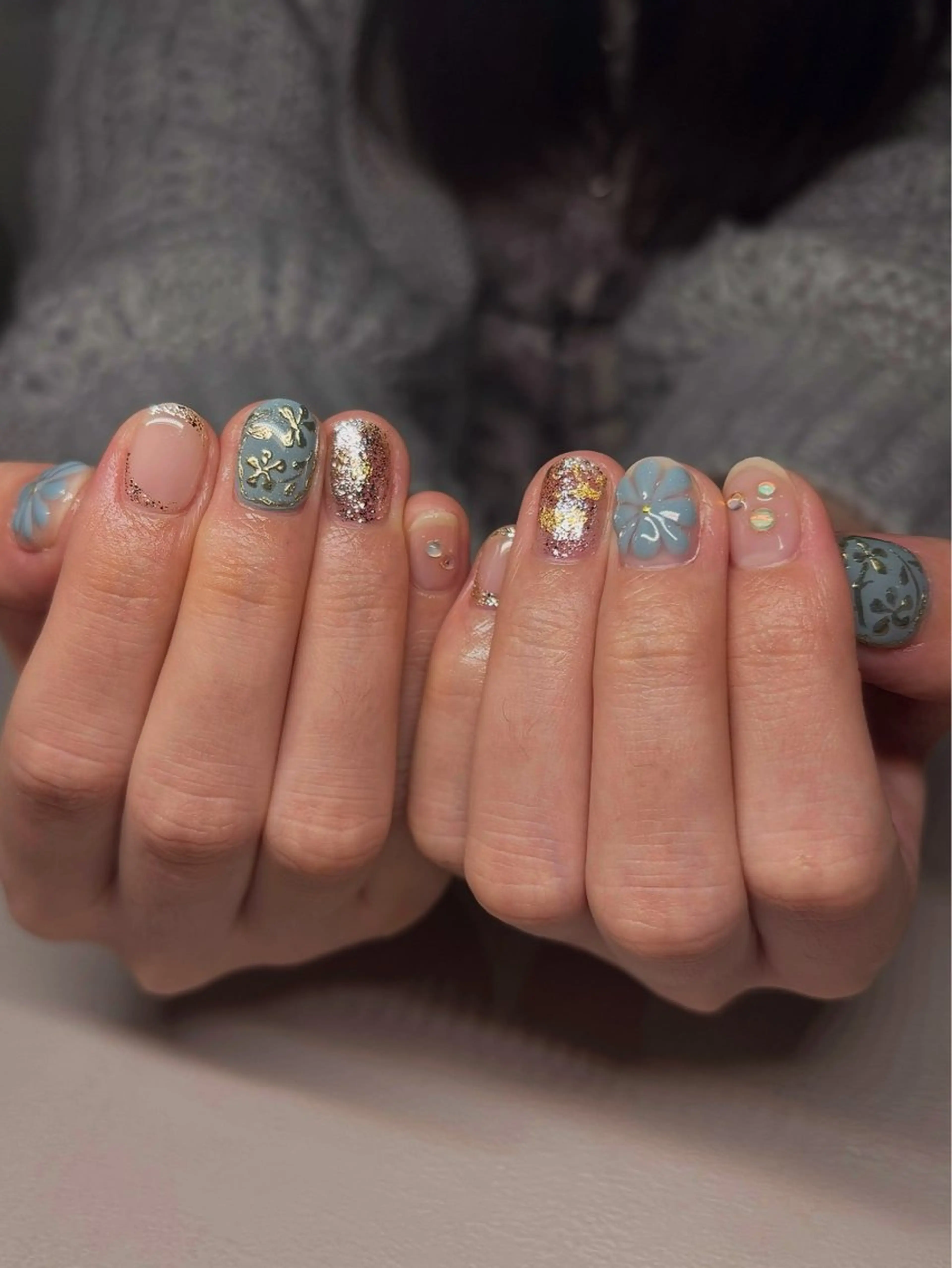 ネイル 🫧ユキ🫧 持込OK/平日夜&土のネイルデザイン