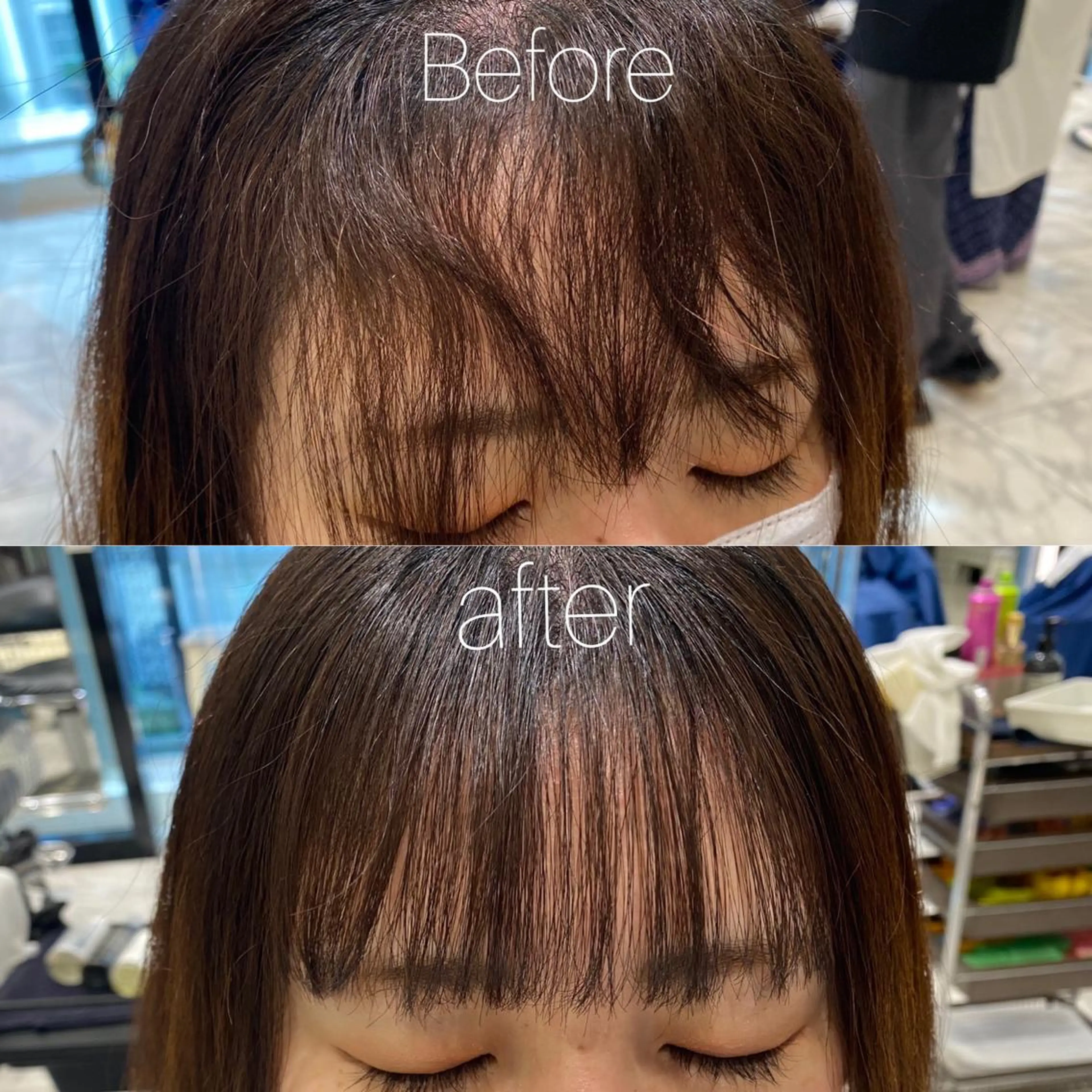 ミディアム パーマ ミディアムパーマ トリートメント ストレートパーマ マンツーマン施術🫧 アレンジ/RINAのヘアスタイル