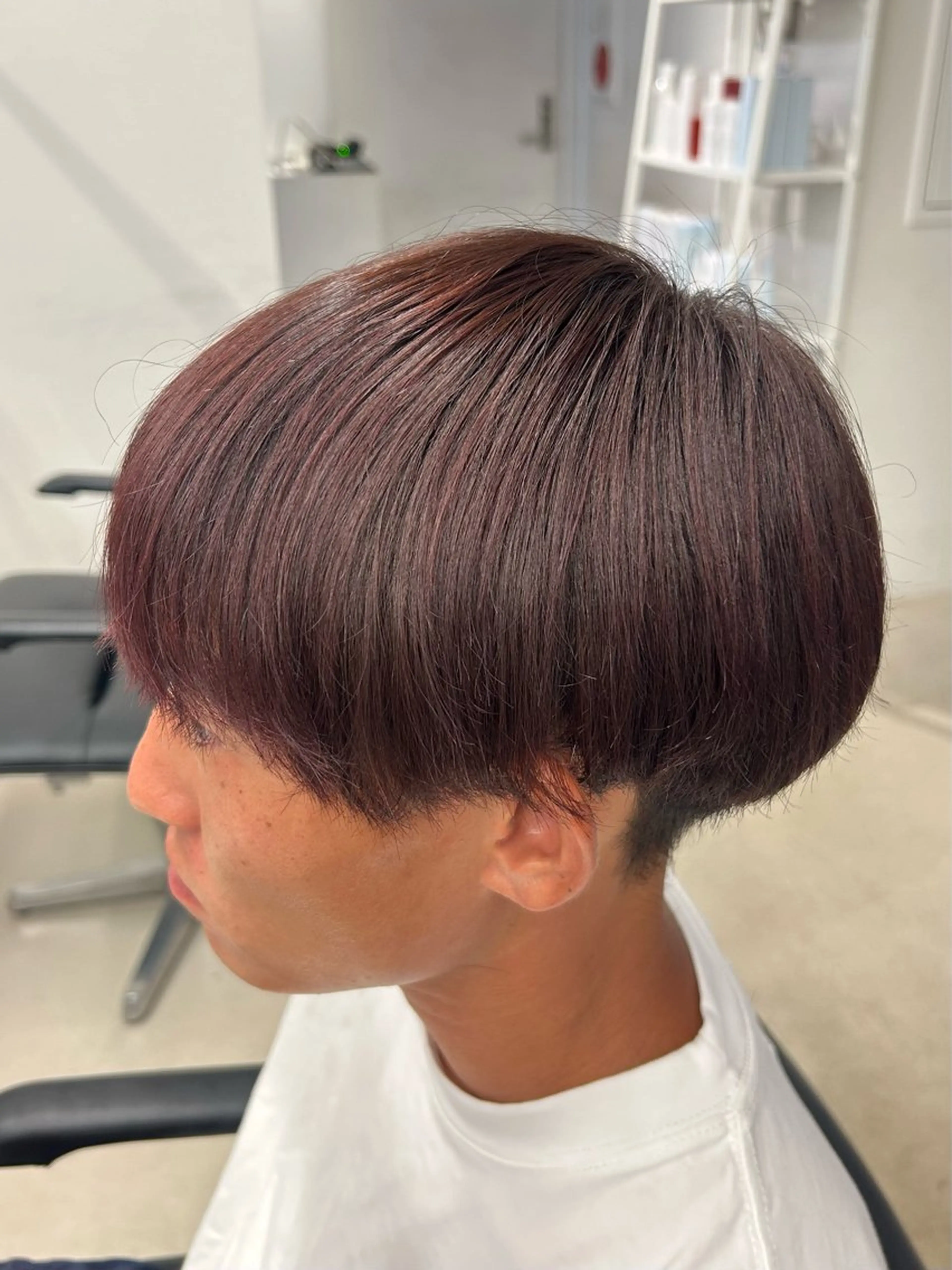 カラー メンズ Momo/ 海外レイヤー海外ヘアのヘアスタイル