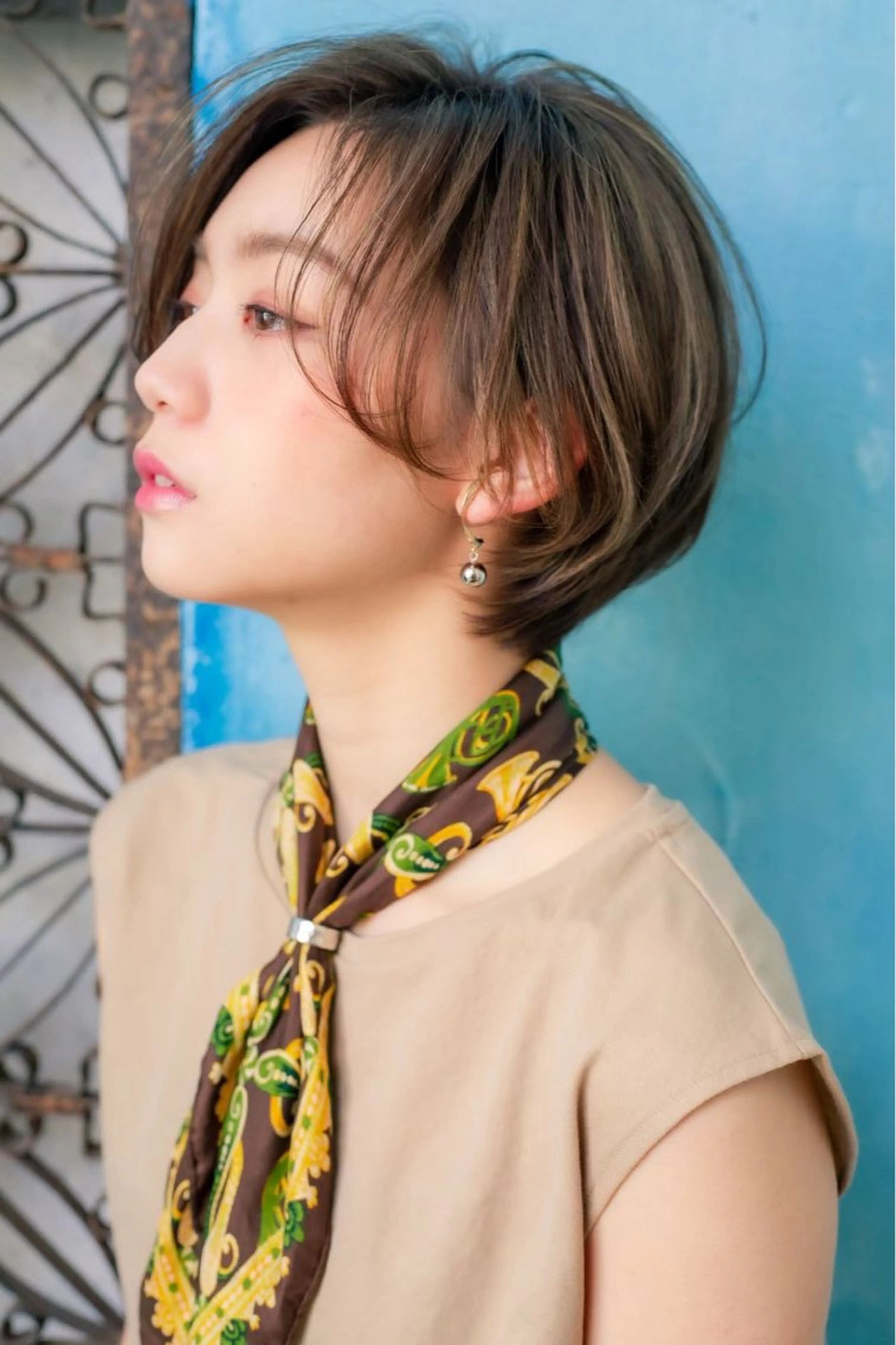 ショート ショートヘア 小顔カット カット ヘアカラー トリートメント ヘッドスパ 遠藤大雅 ショート /ボブ/美髪矯正🌈のヘアスタイル