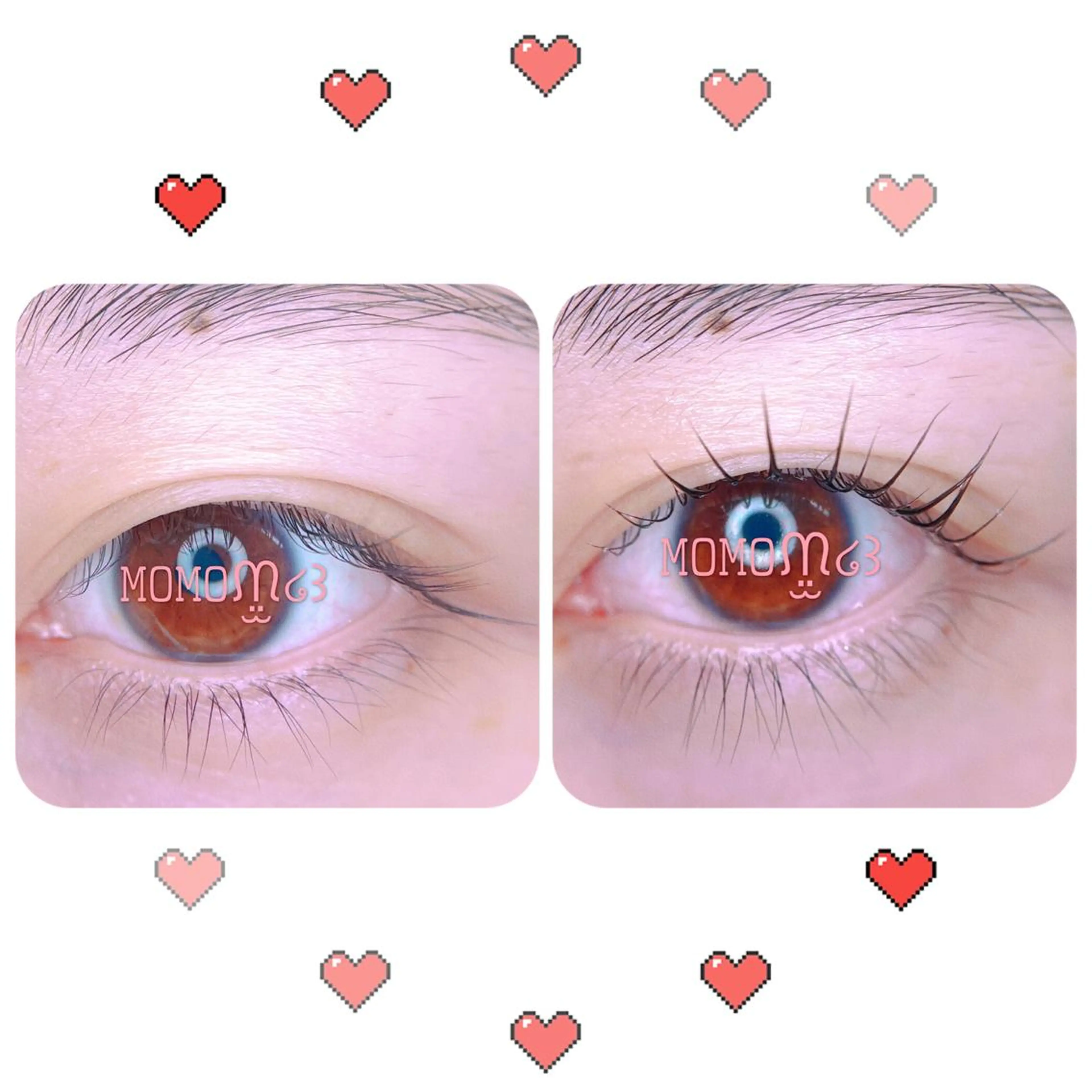 マツエク・マツパ フラットラッシュ ナチュラル パリジェンヌラッシュリフト 下まつげエクステ 一重×まつ毛パーマ モテデザインのプロ モモ🍑のマツエク・マツパデザイン