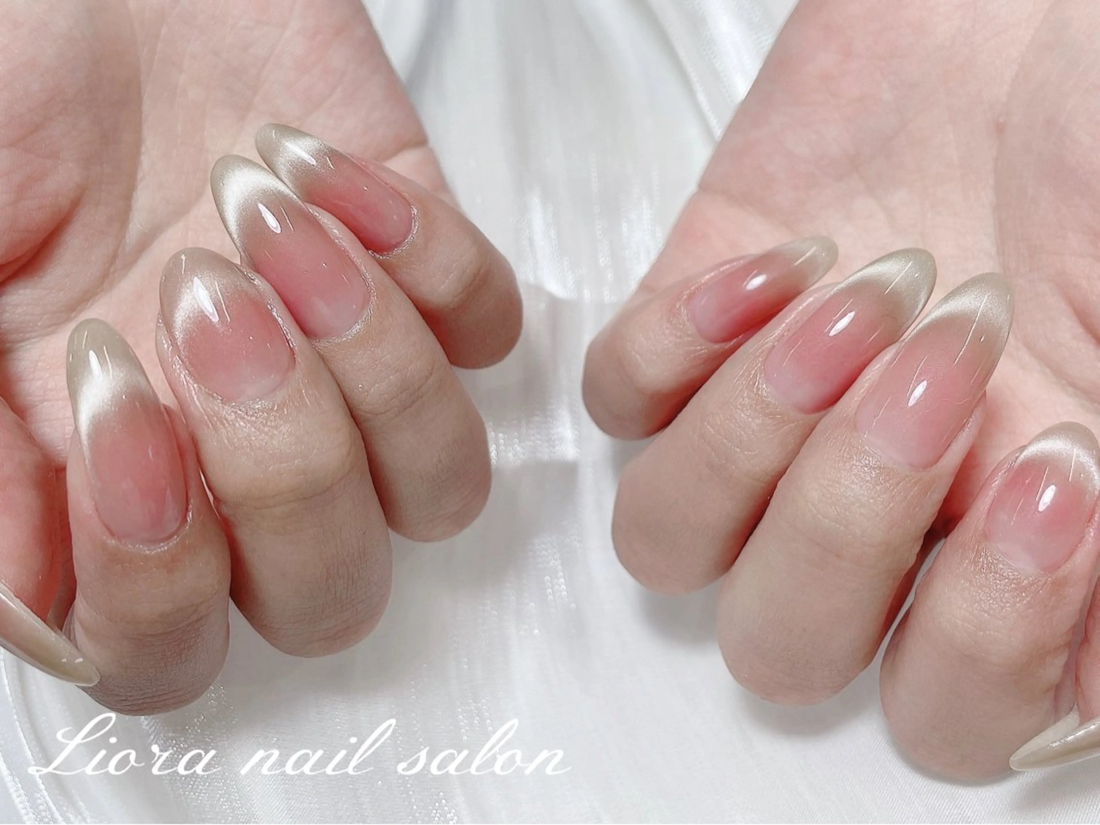 ネイル チークネイル フットネイル フレンチネイル ジェルネイル ガーリー ハンドネイル Liora ネイルサロン所属・Liora nail salonのネイルデザイン