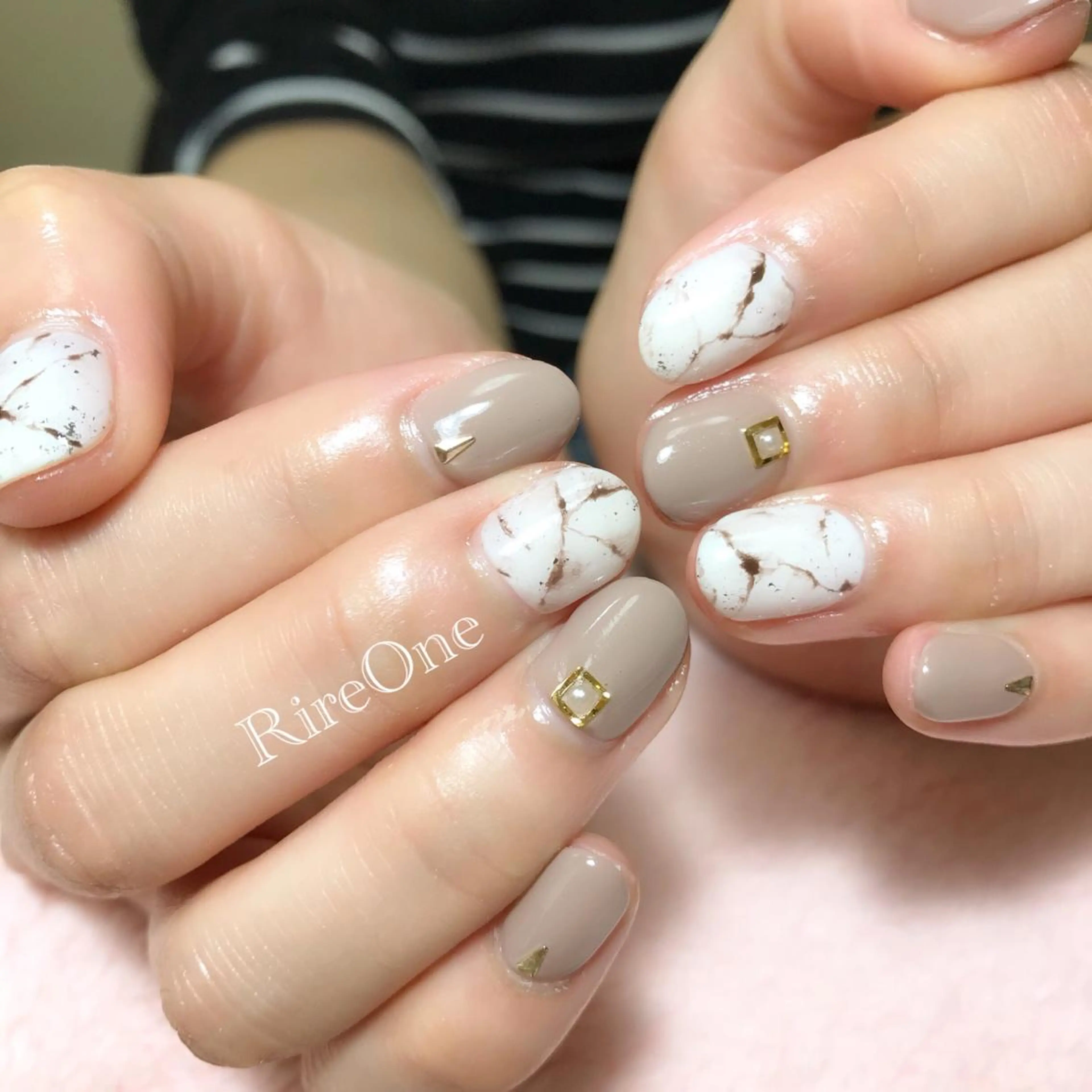 ネイル 大理石ネイル(マーブル) RireOne ~リルワン~のネイルデザイン