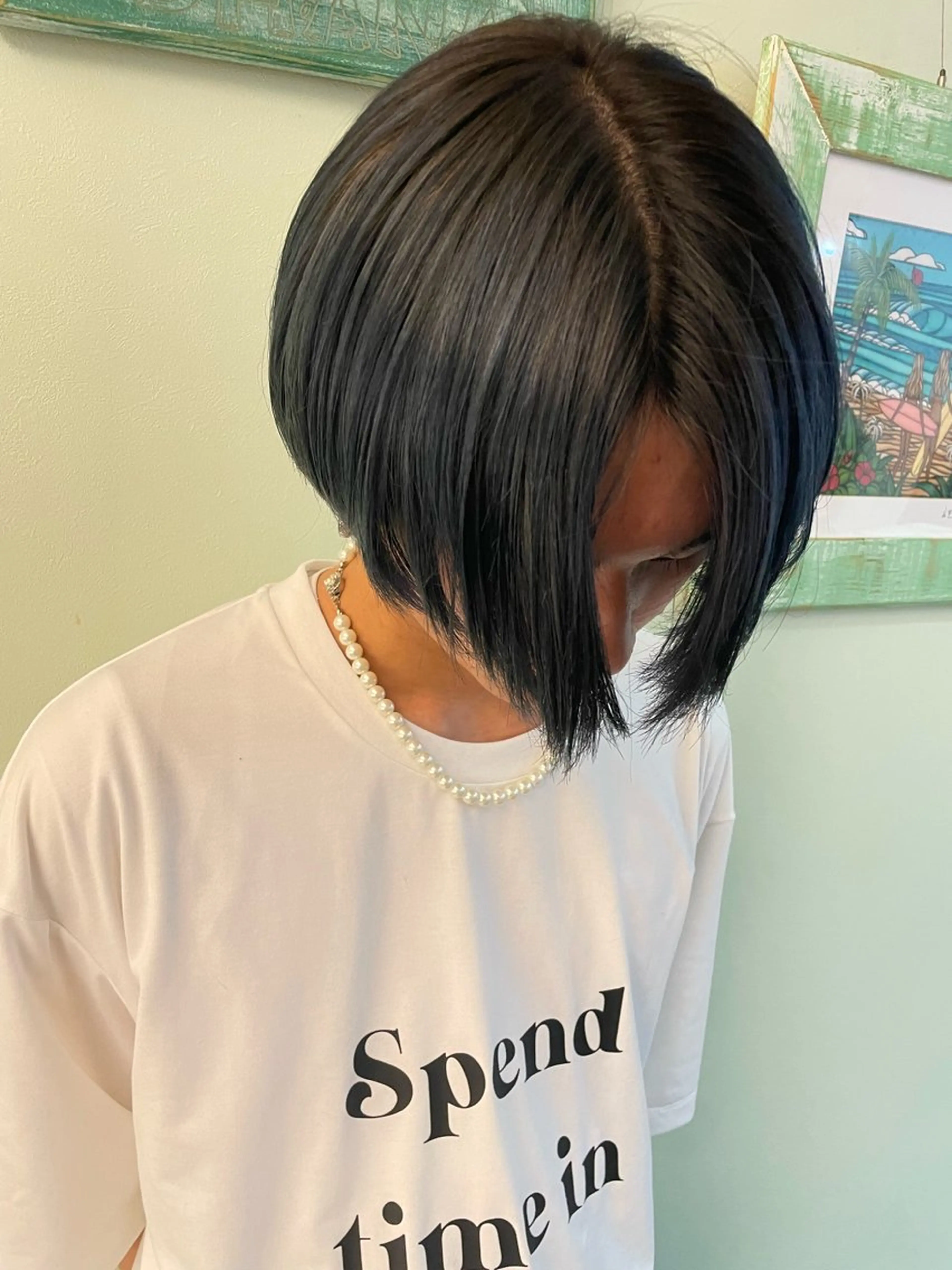 ショート カラー メンズ ヘアカラー 馬越 優のヘアスタイル