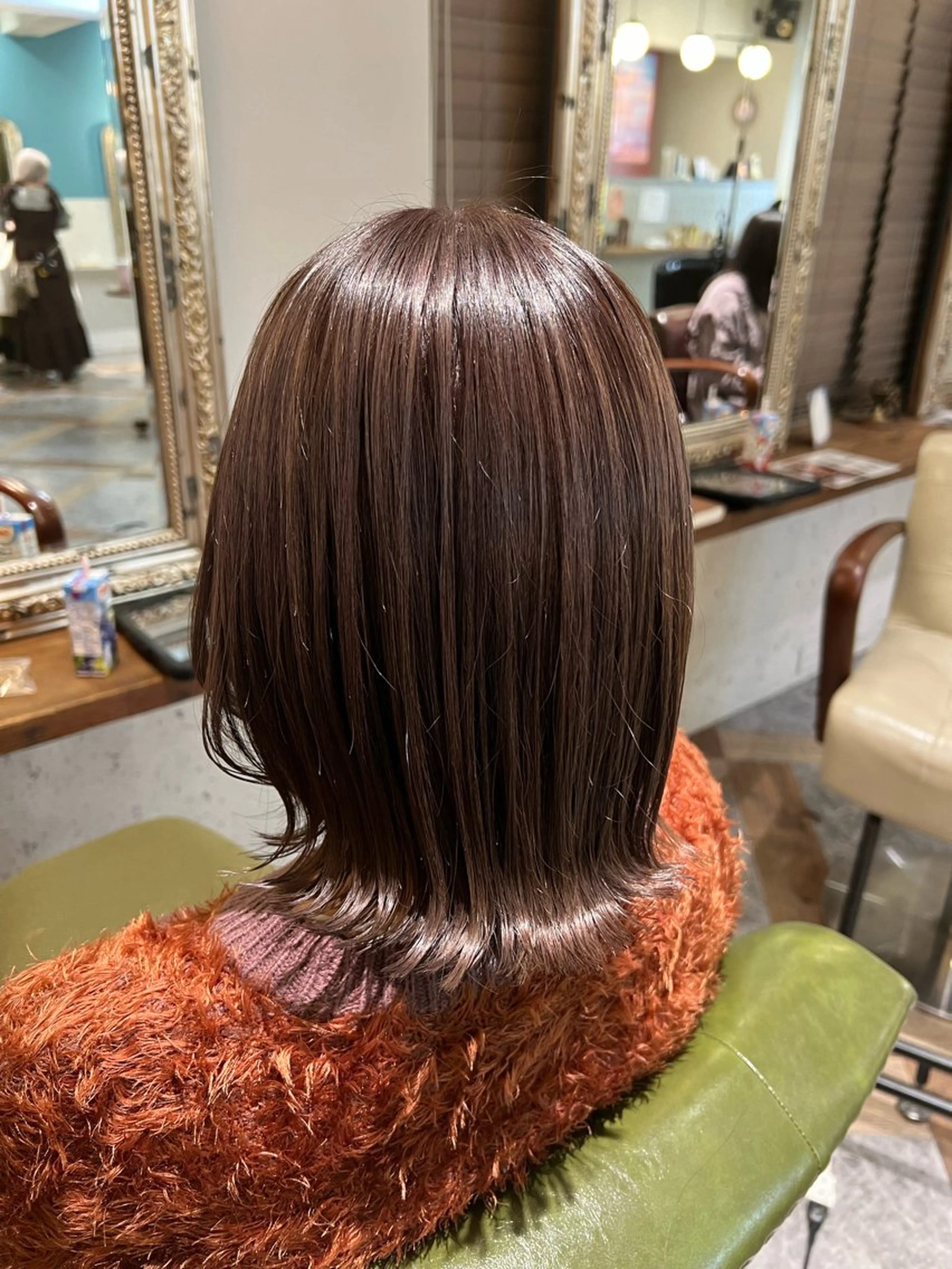 ミディアム 美容室moon所属・くびれるボブ🤍 松本安奈のヘアスタイル