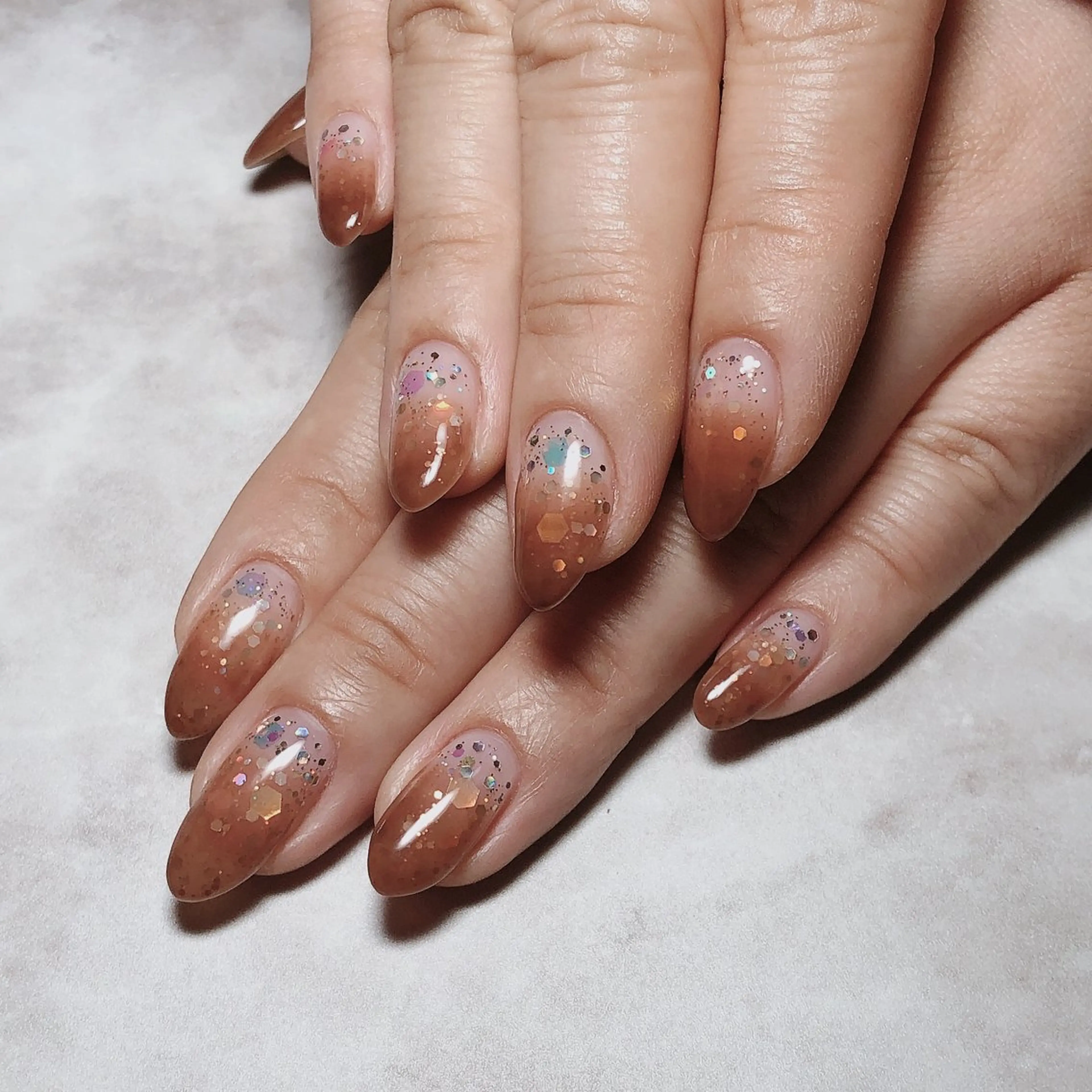 フレンチorカラーグラデーション(オフ有り)の写真