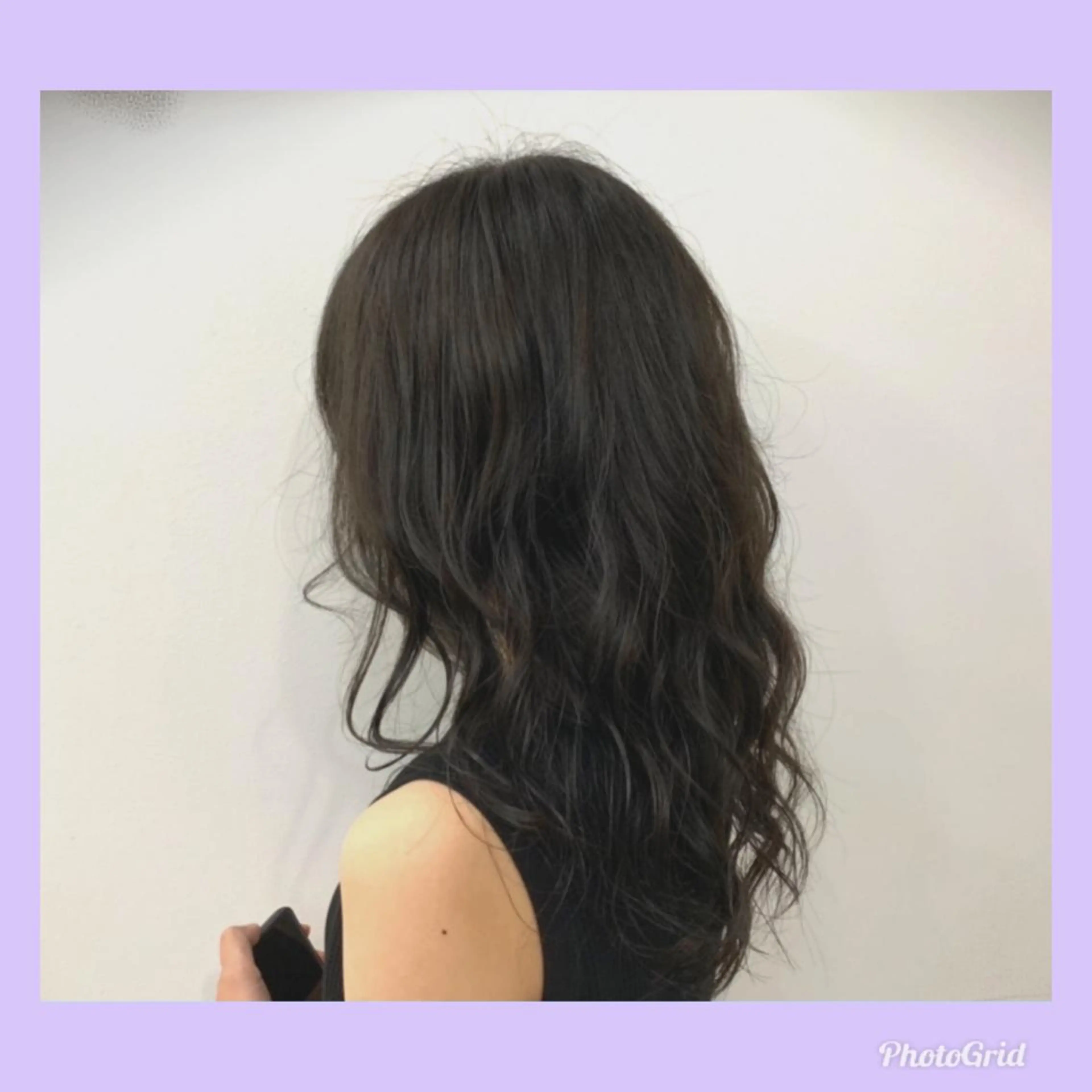 セミロング カラー セミロングパーマ 相武台ショート特化 💐川崎希💐のヘアスタイル