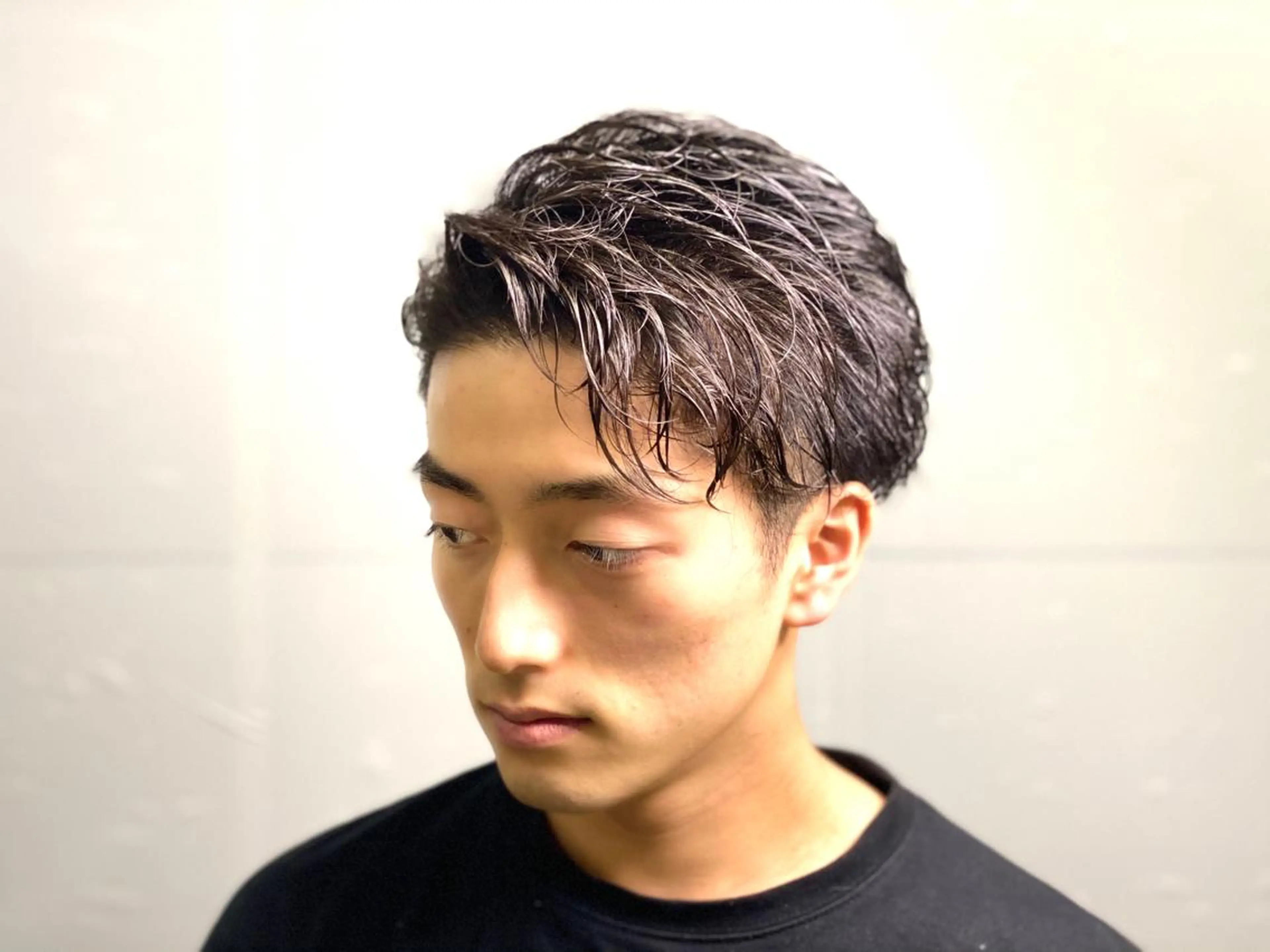 ミディアム メンズ HIRO GINZA 池袋東口店所属・林田 龍明のヘアスタイル