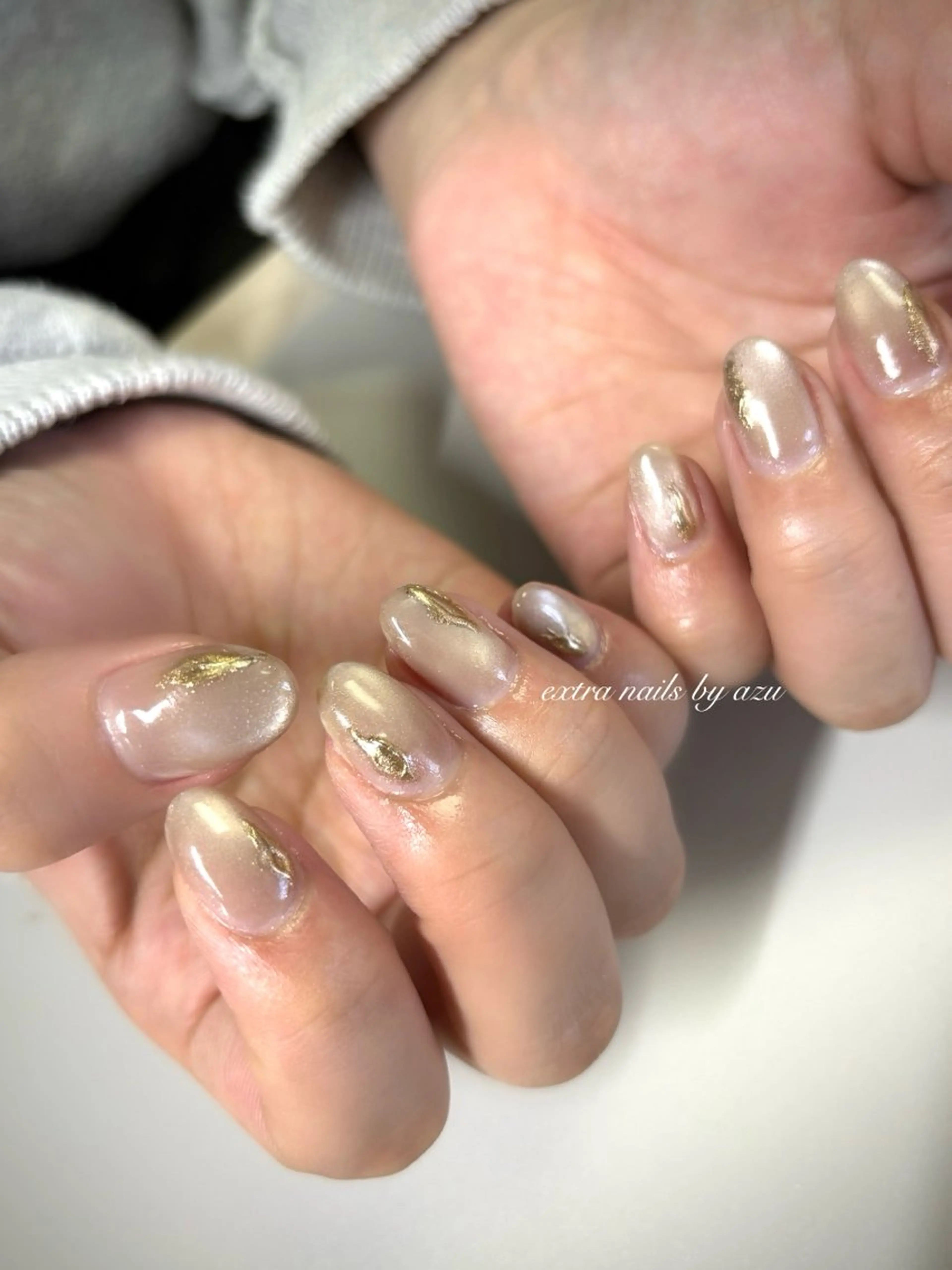 ネイル ハンドネイル extranails /wax　azuのネイルデザイン