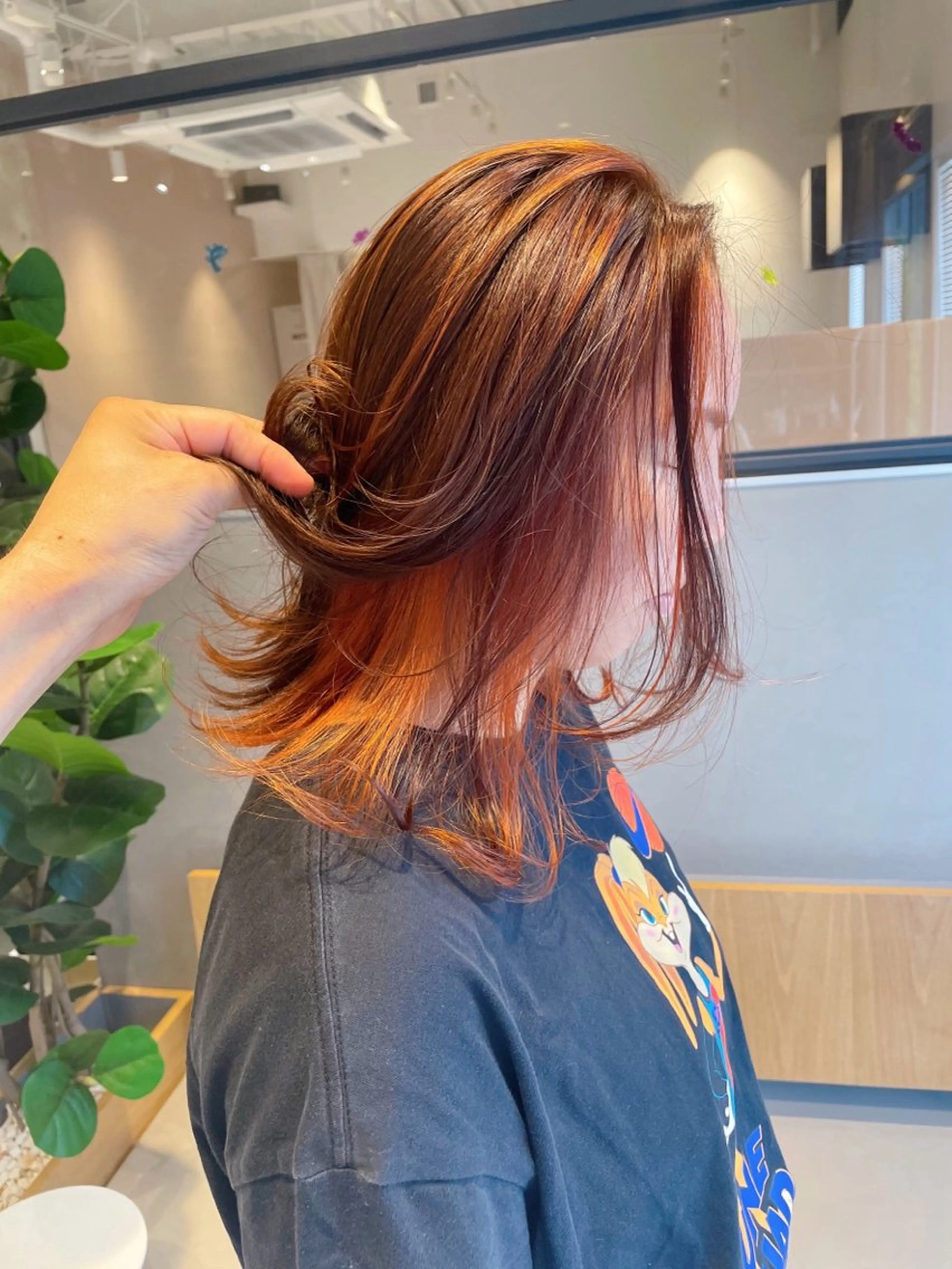 ミディアム カラー カット ヘアカラー Le rond所属・透明感艶カラー 城間晴人のヘアスタイル
