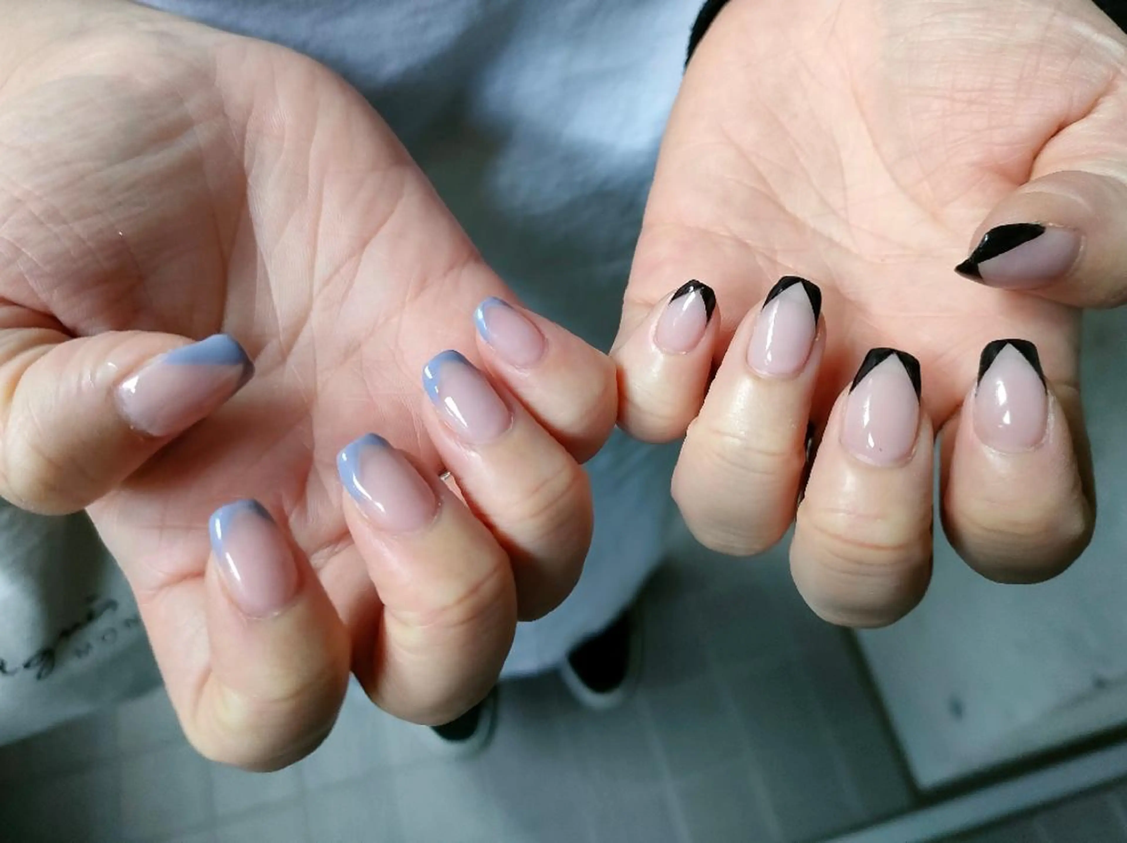 ネイル フレンチネイル ピンク oir. nailsalonのネイルデザイン