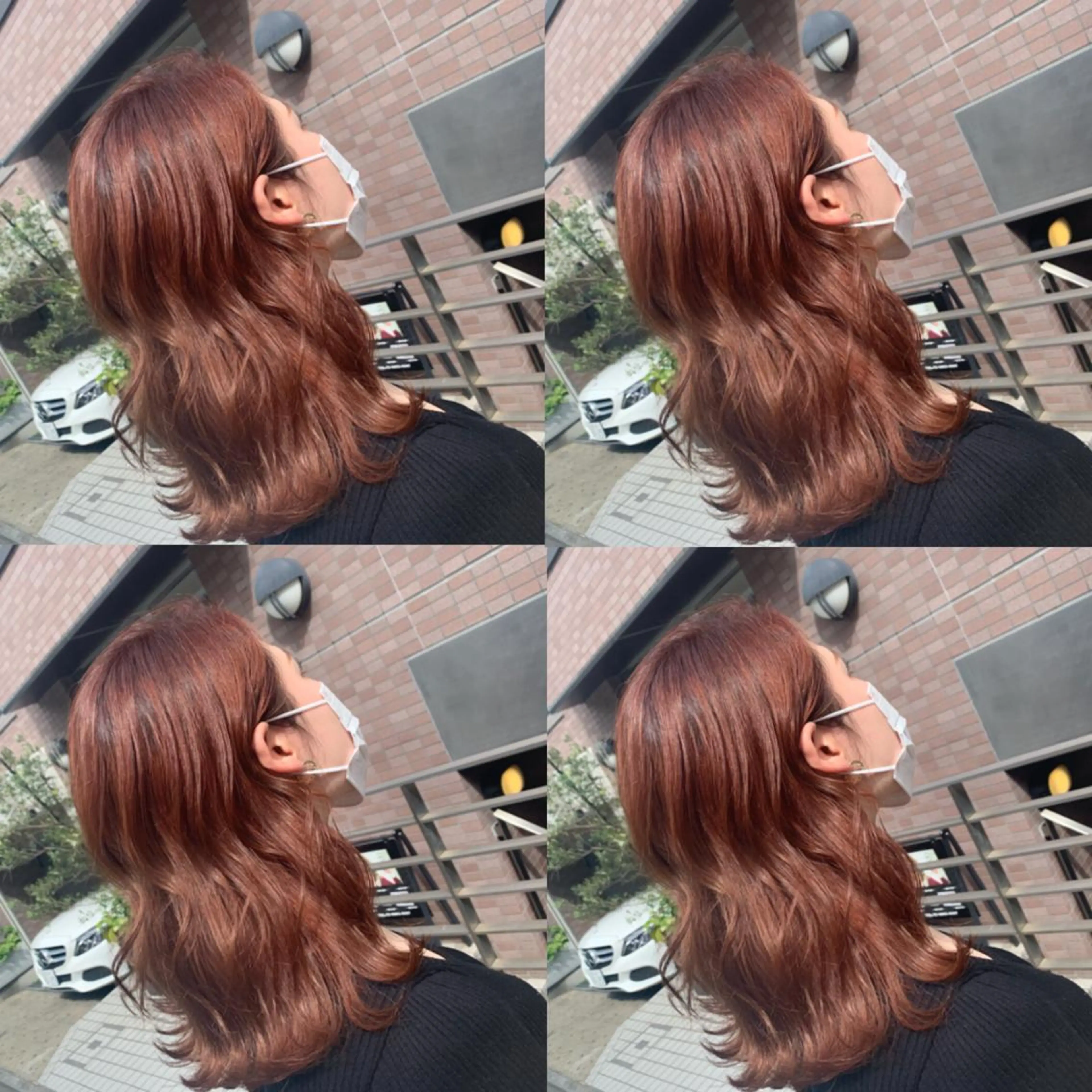 セミロング カラー ヘアアレンジ ヘアカラー トリートメント 🦋韓国ヘア 坂本 菜摘🦋のヘアスタイル