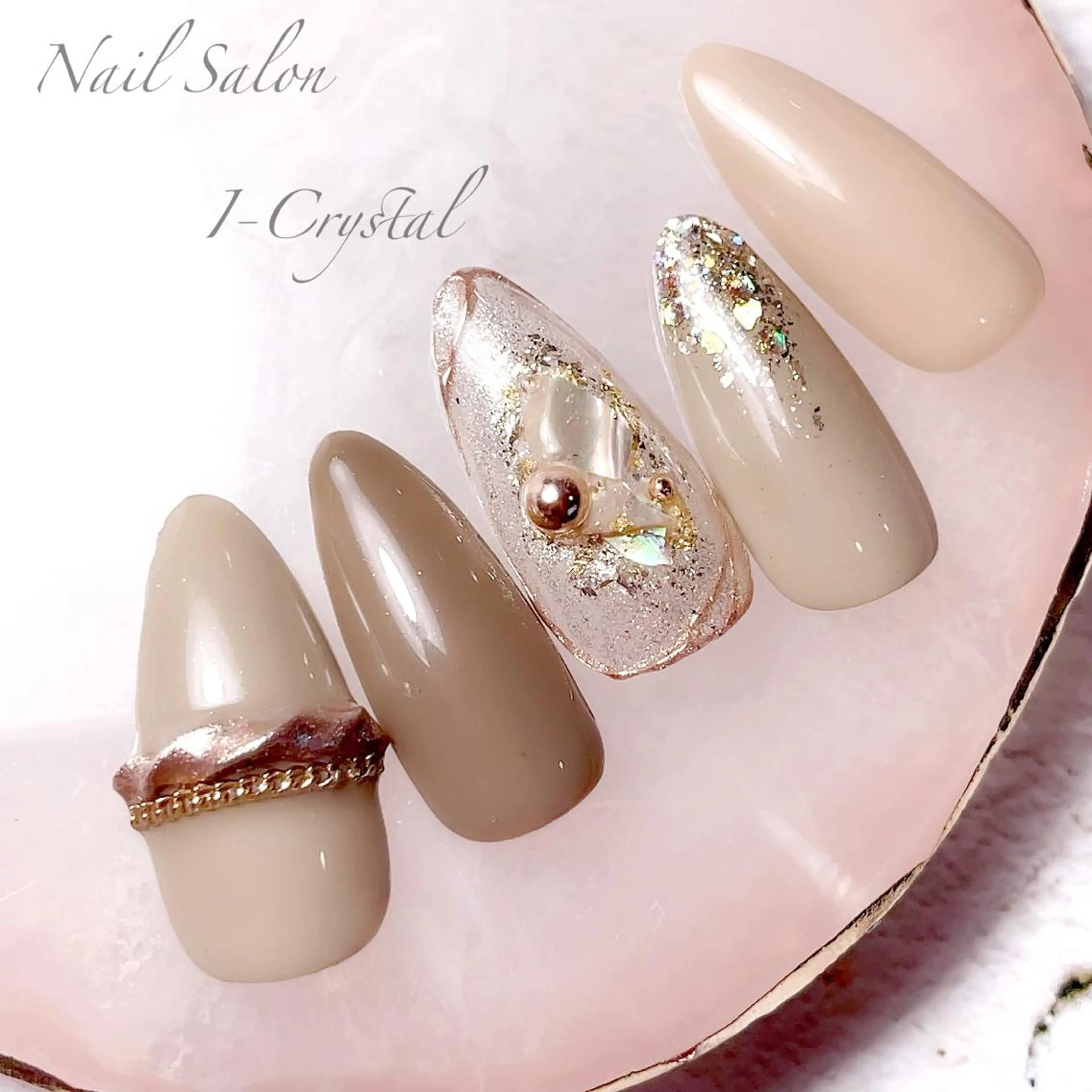 ネイル フットネイル ジェルネイル ニュアンスネイル パラジェル 春ネイル NailSalon  I-Crystal所属・中村 郁美のネイルデザイン