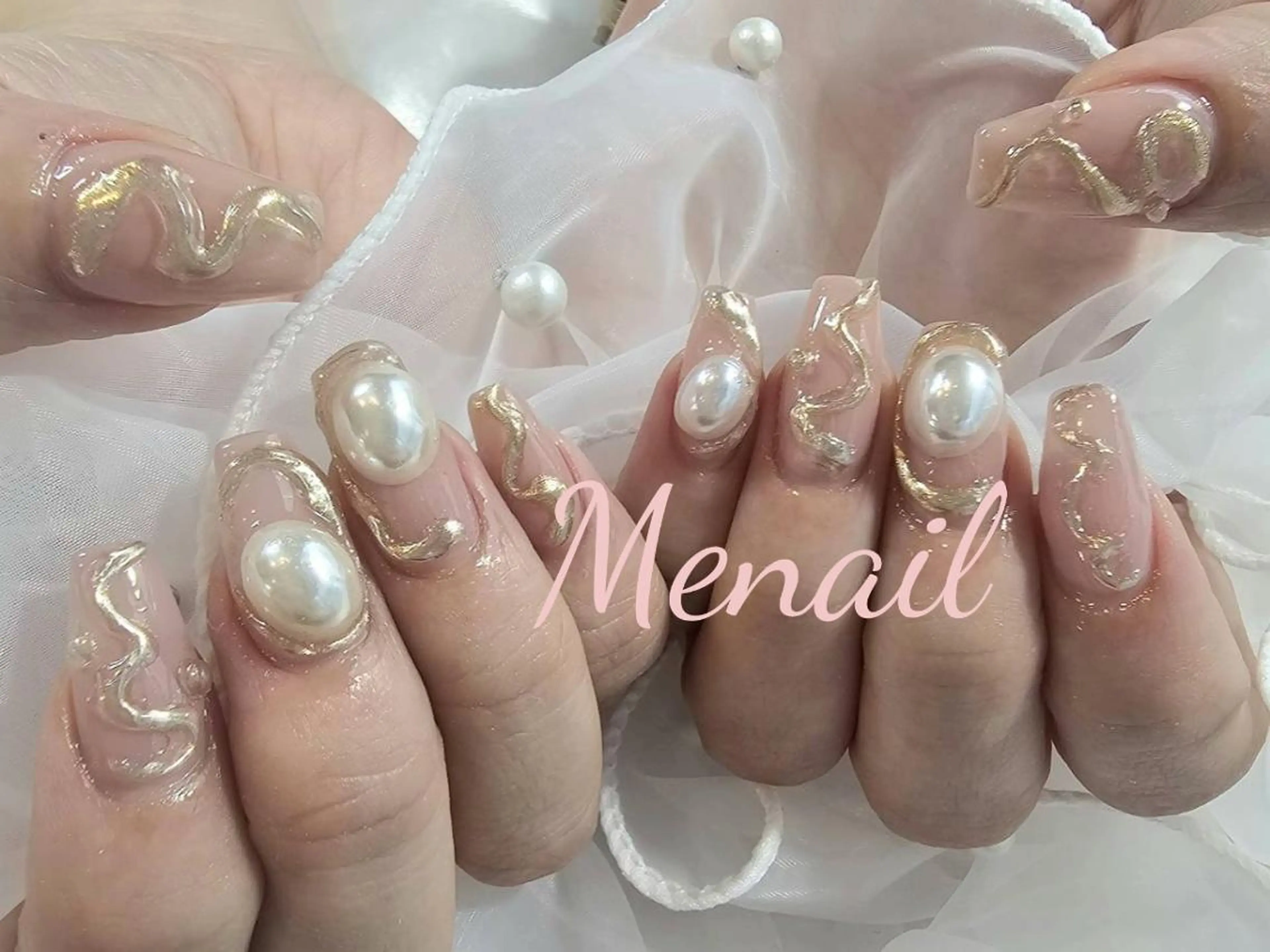 ネイル 🤍POP可愛い🧸 Menailのネイルデザイン