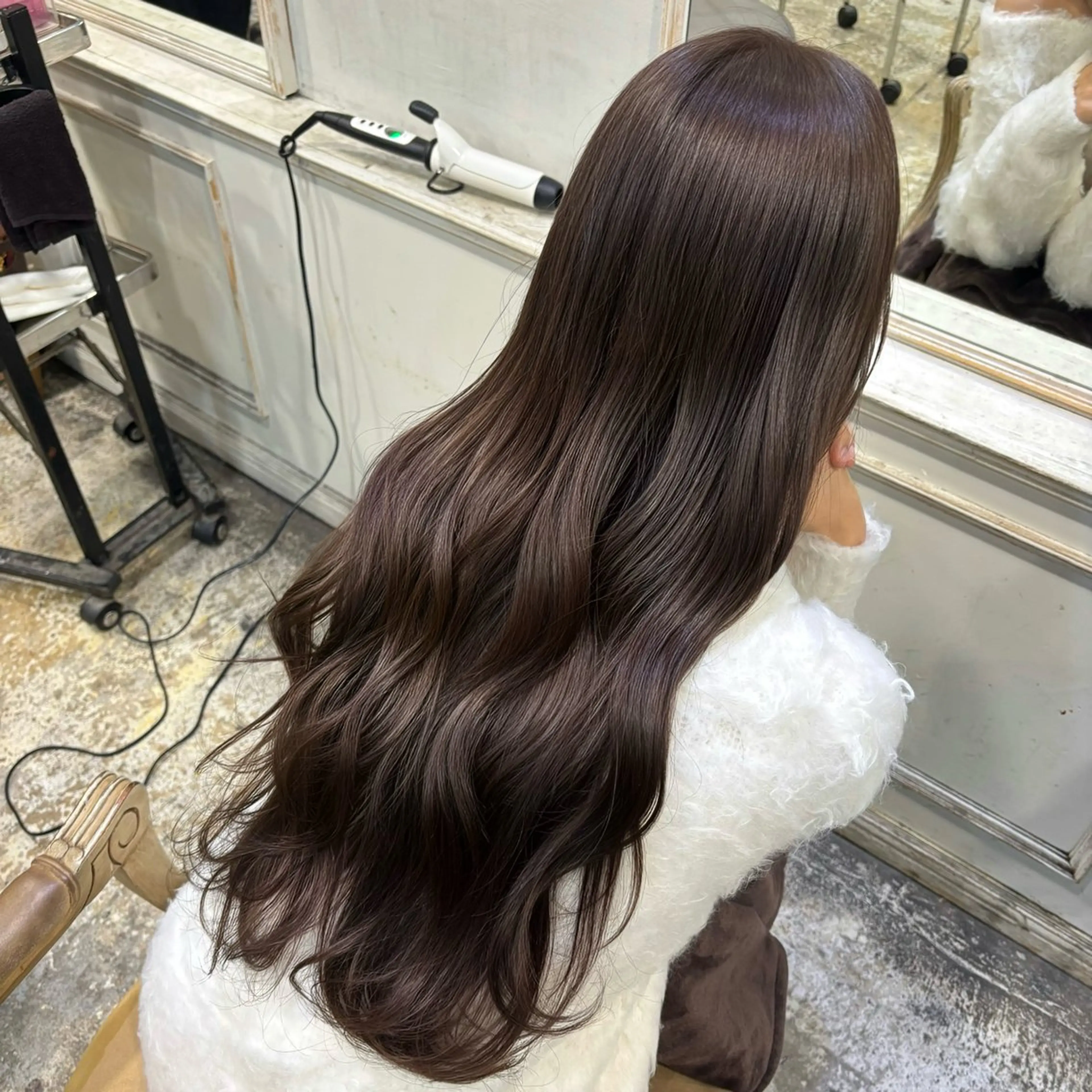 ロング ヘアセット 柔らかブリーチ 🤎YUKAのヘアスタイル