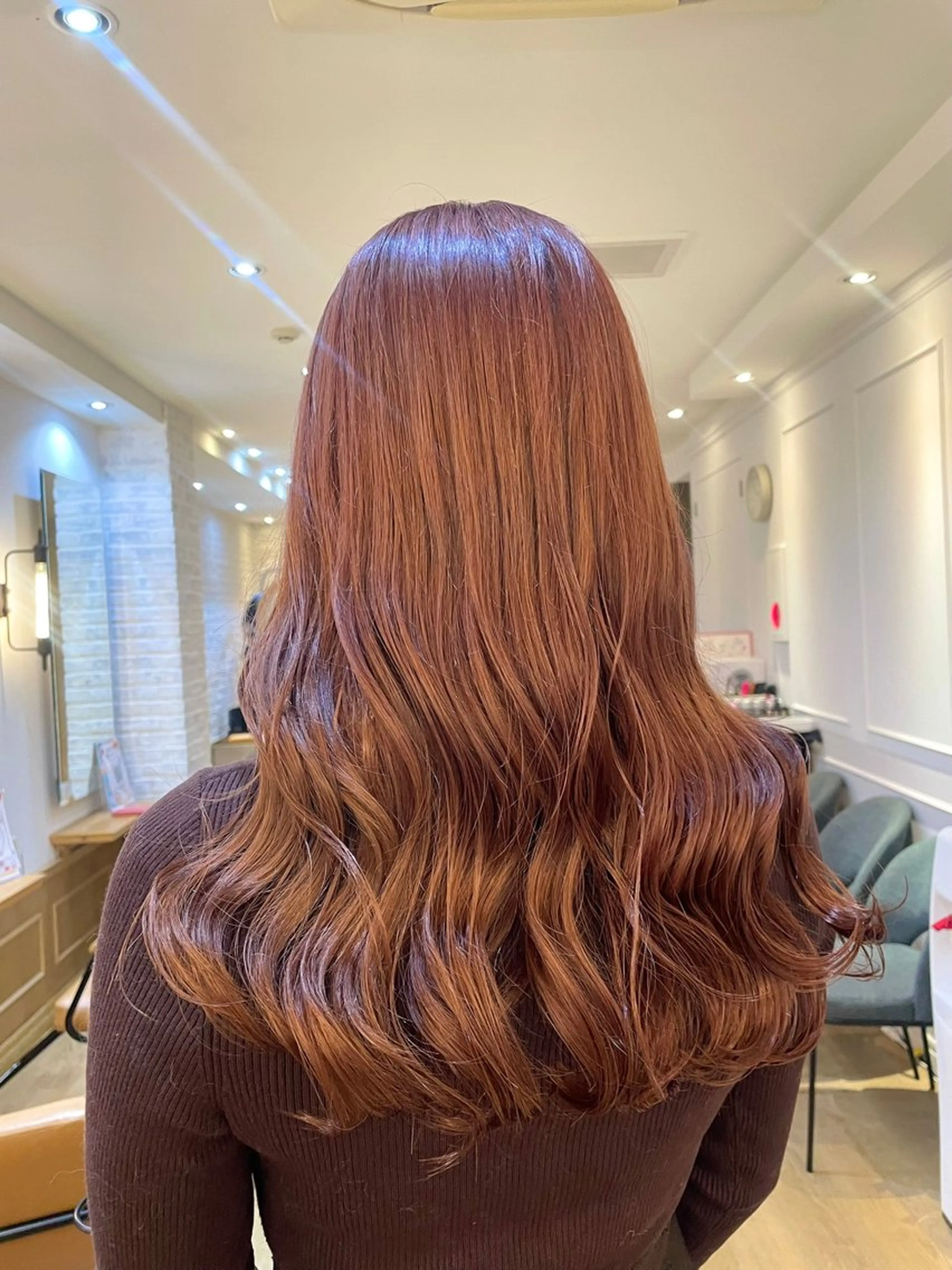 ロング カラー ブリーチ ブラウンカラー ダブルカラー ブリーチなしカラー ピンクカラー ヘアカラー トリートメント 🌈デザインカラー MISAKI🐰のヘアスタイル