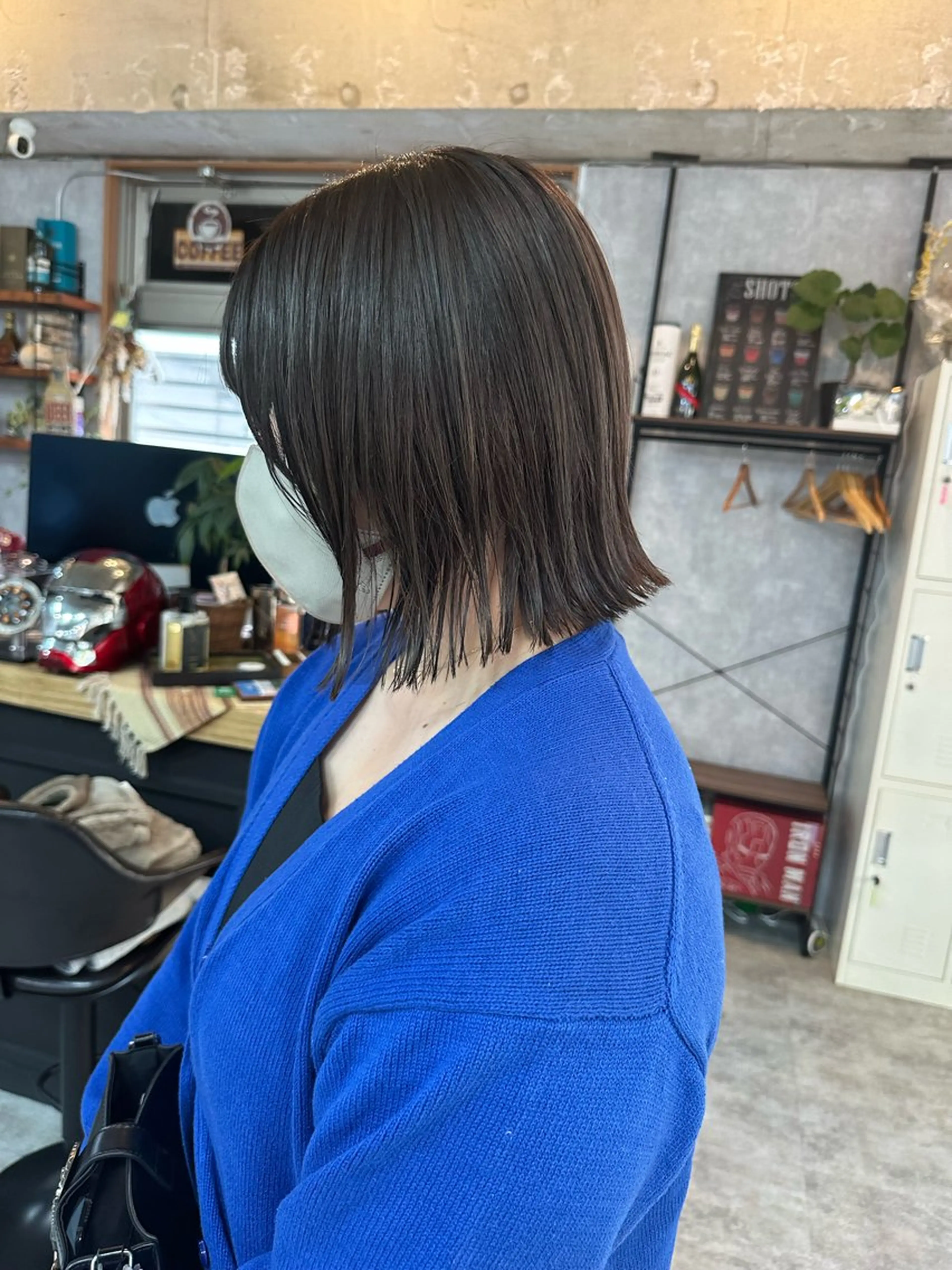 ショート 切りっぱなしボブ ショートボブ ハンサムショート 丸みショート ボブ ヘアカラー C’LD hair  produce /シールドヘア所属・モテ髪/ボブ/ショー ト/アダチフウトのヘアスタイル