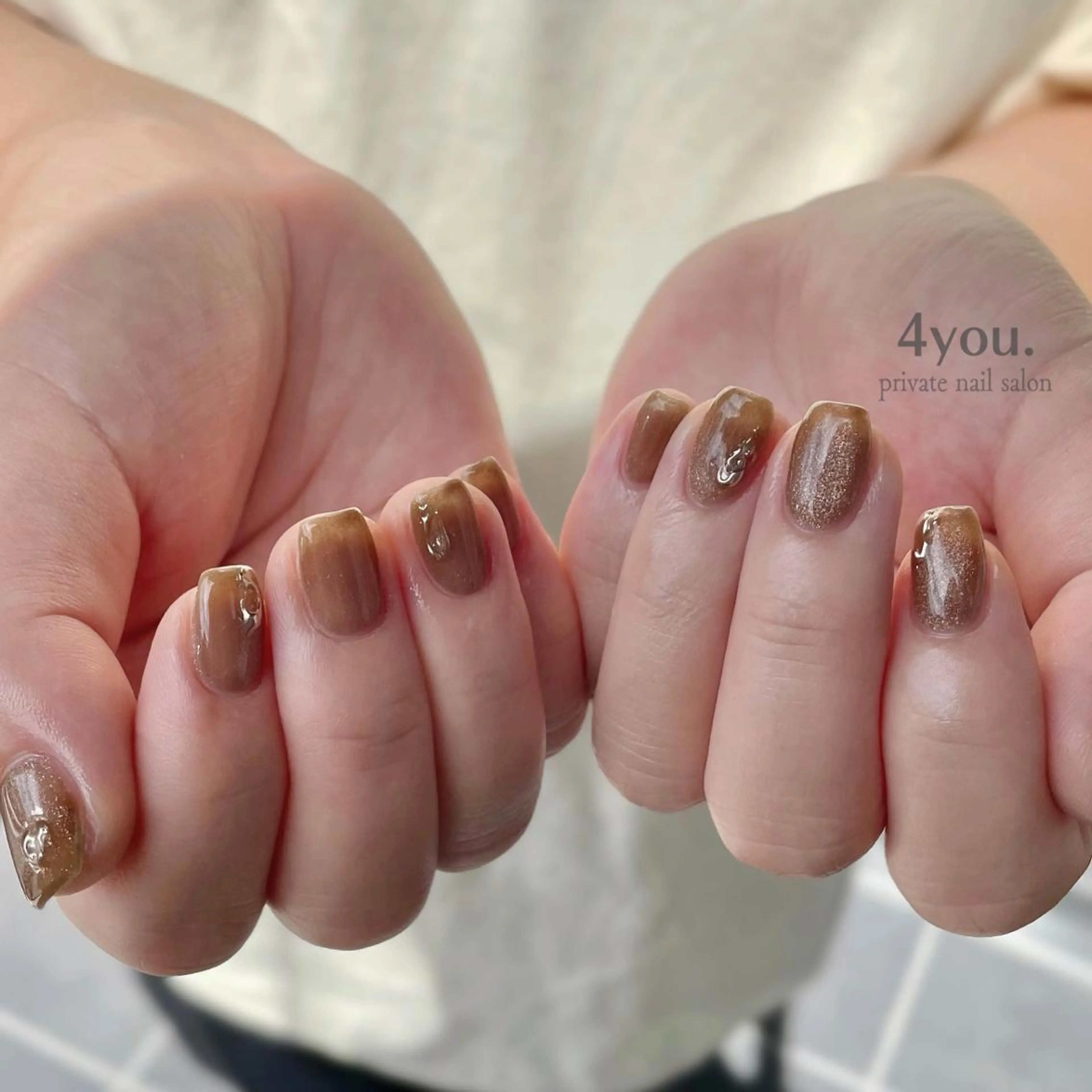 ネイル ハンドネイル nail salon ４ｙｏｕ．のネイルデザイン