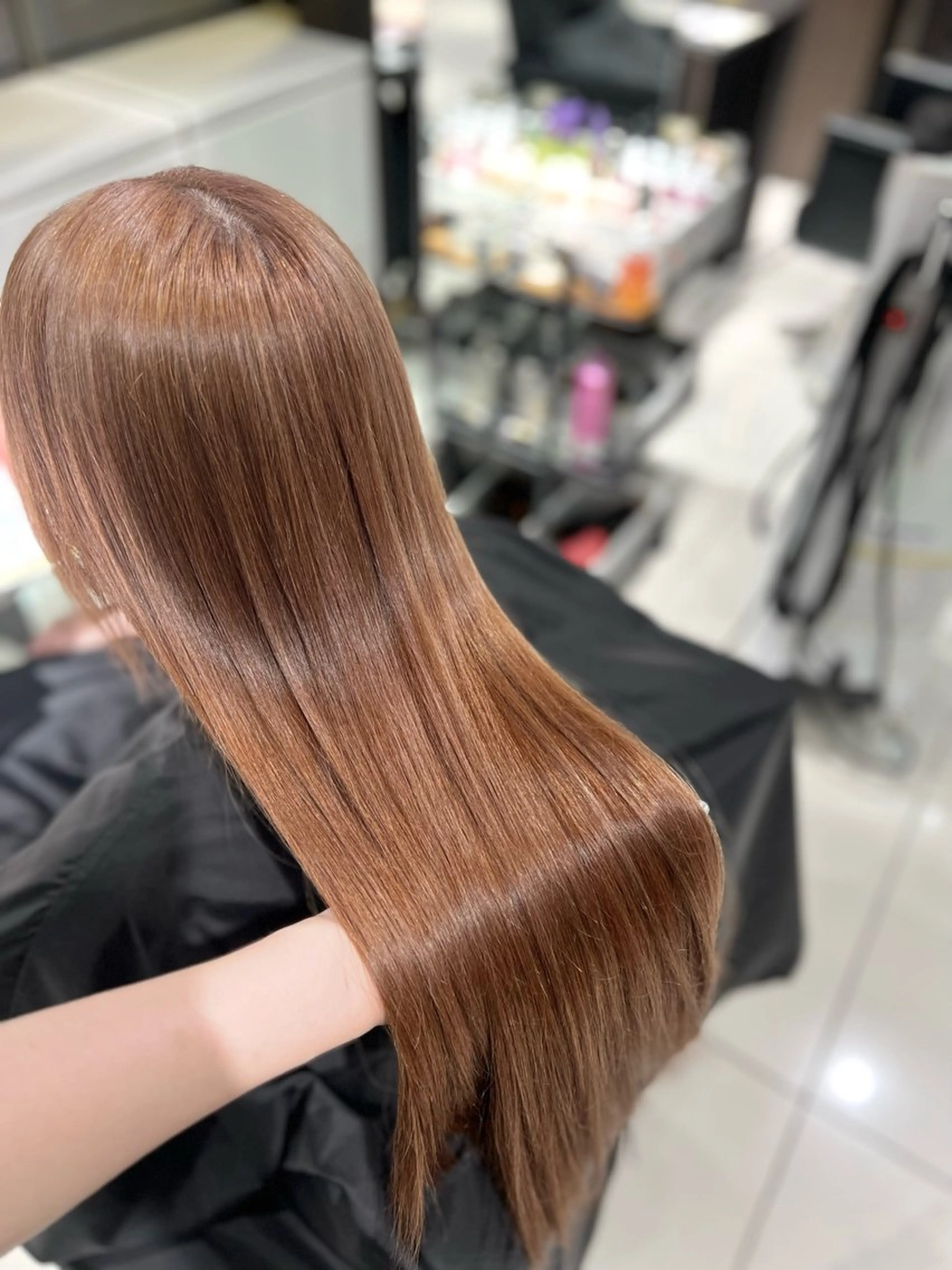 ロング カラー トリートメント 🧊🪞透明感カラー himeのヘアスタイル