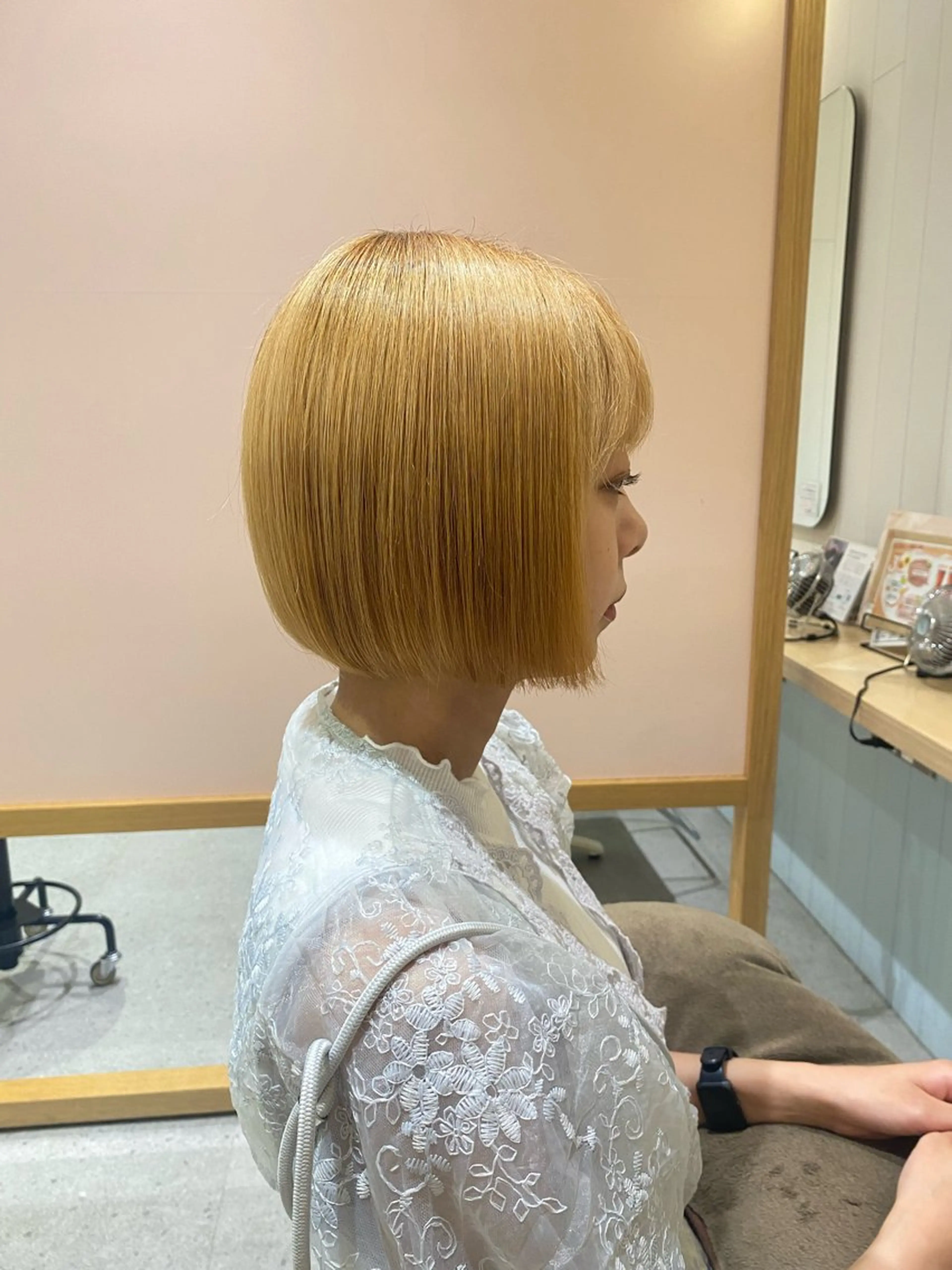 ショート ボブ エリア唯一🌈ᵕ̈* 派手髪モリヤ🌺のヘアスタイル