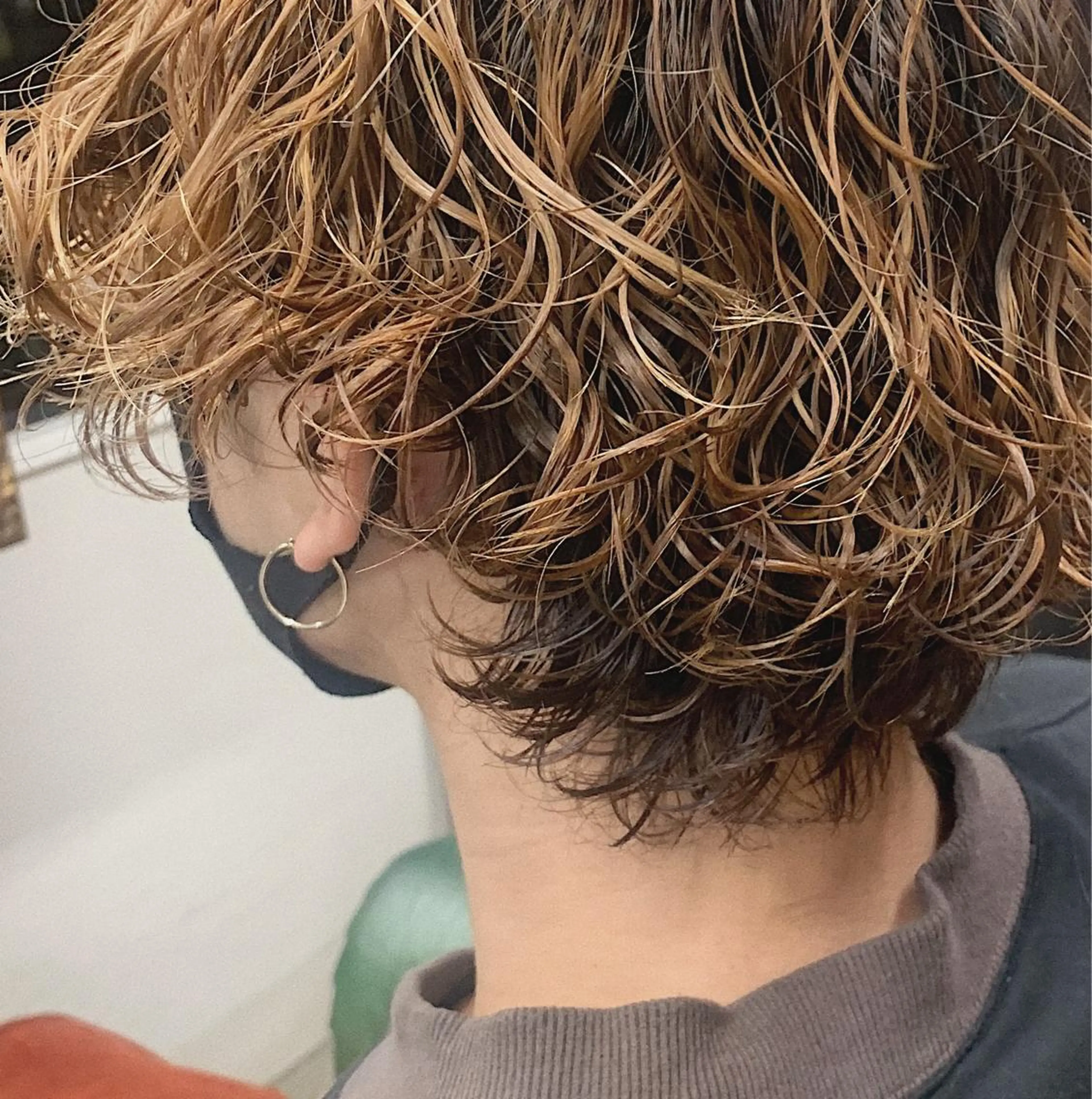 ショート パーマ パーマ hair design girl所属・［girl］ MIKIのヘアスタイル
