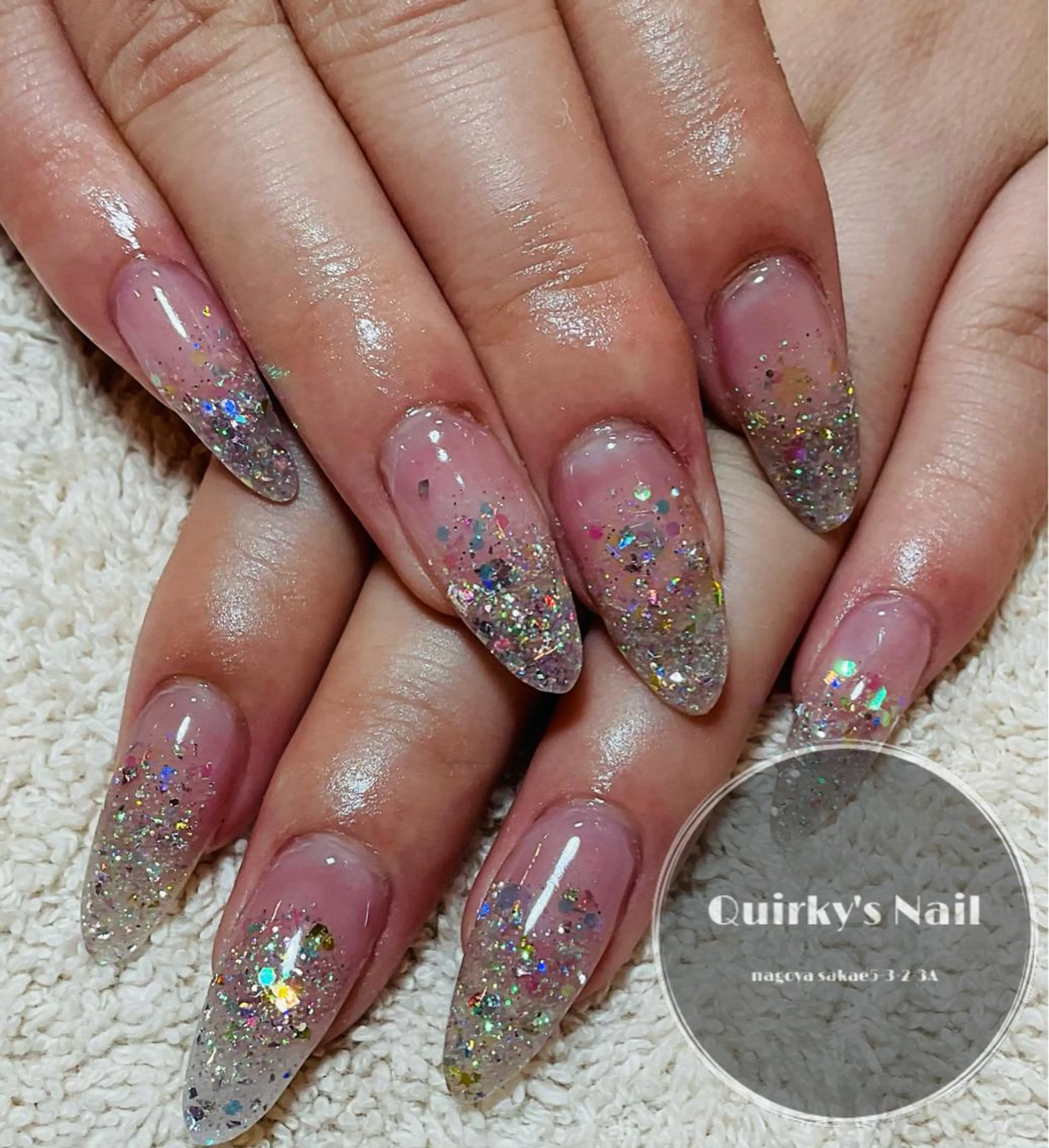 ネイル オーロラネイル グラデーション Quirky's Nail【栄店】のネイルデザイン