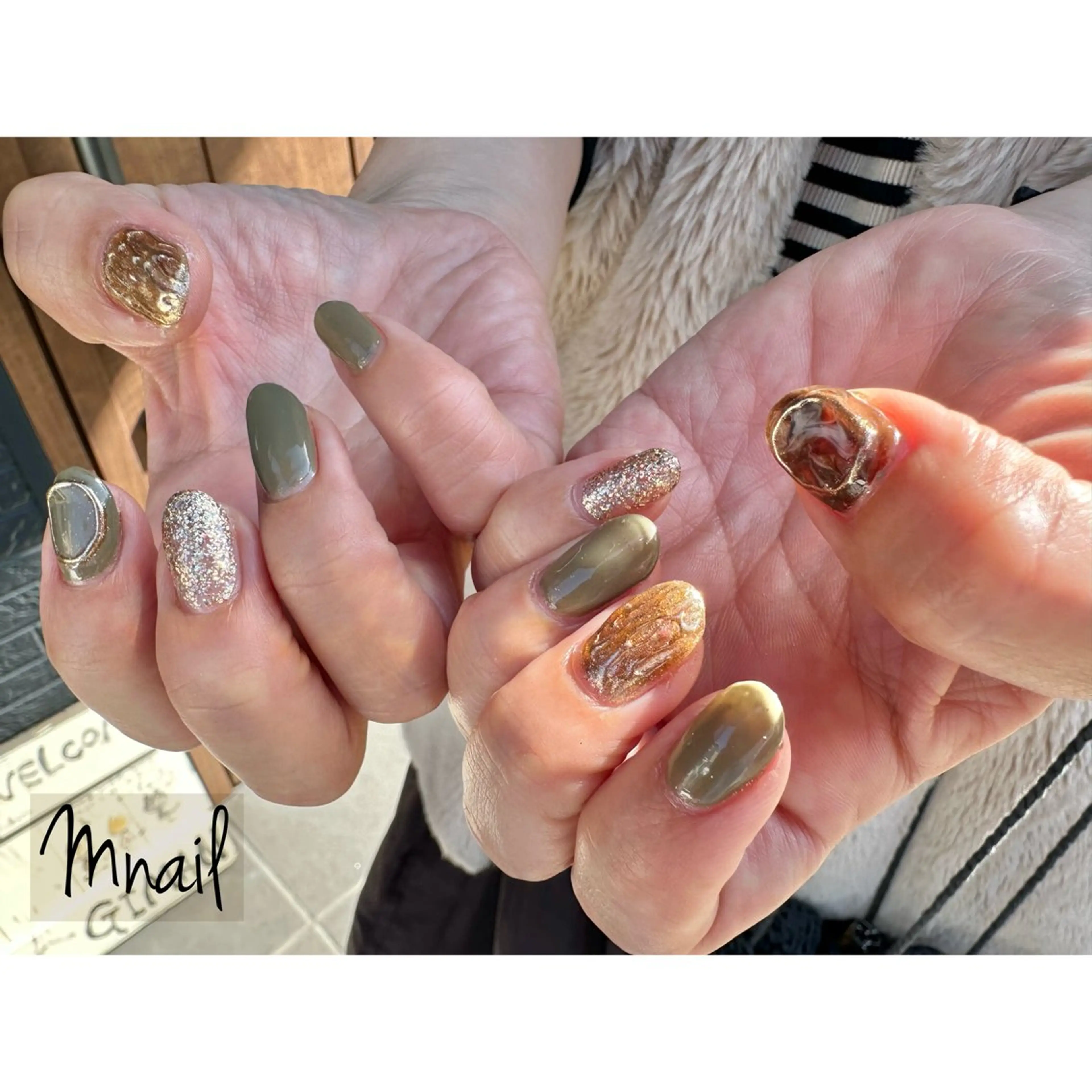 ネイル ニュアンスネイル Mnail ちひろのネイルデザイン