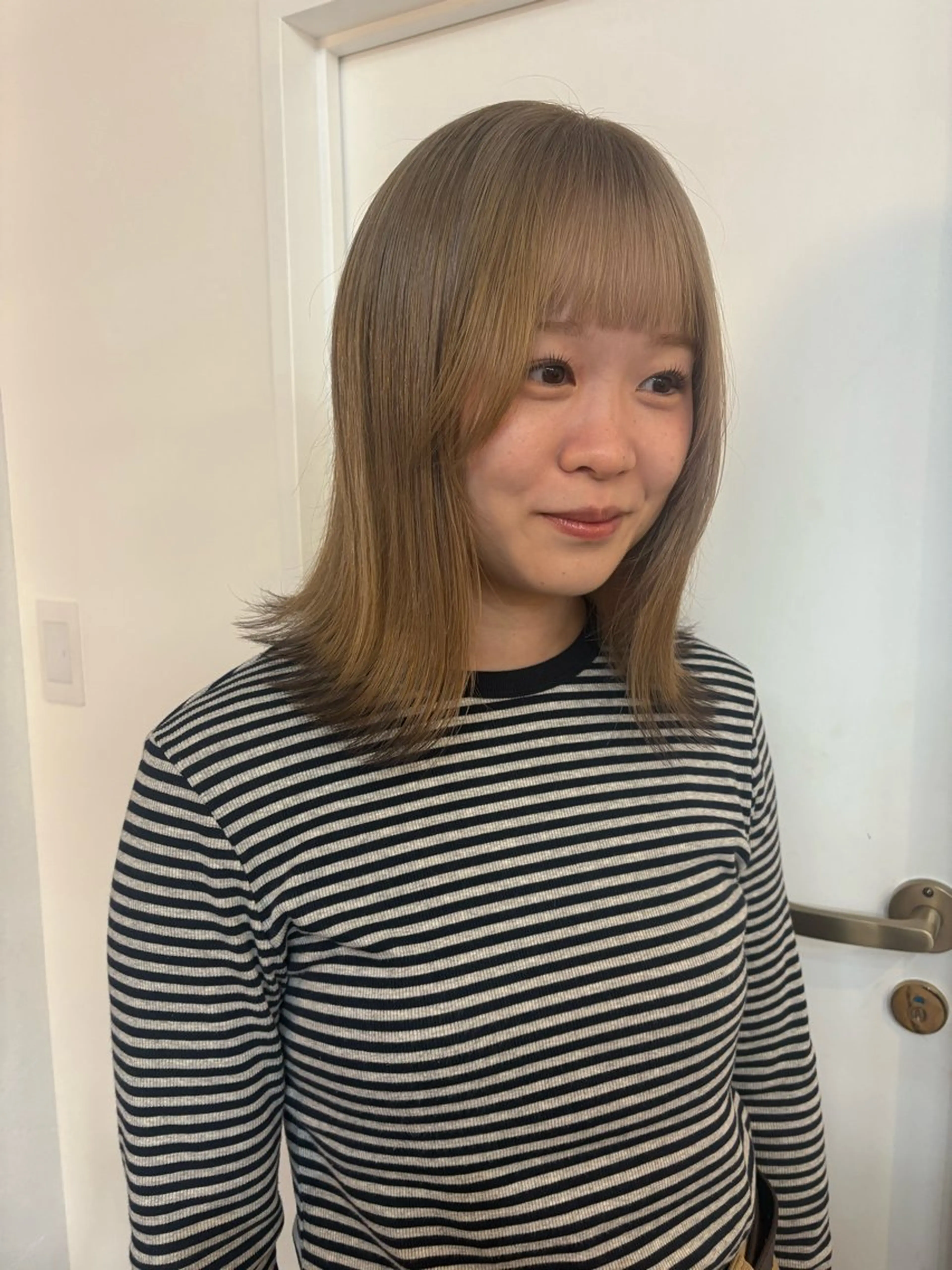 ミディアム カラー デザインカラー ヘアカラー ichika/天神 /parc hairのヘアスタイル