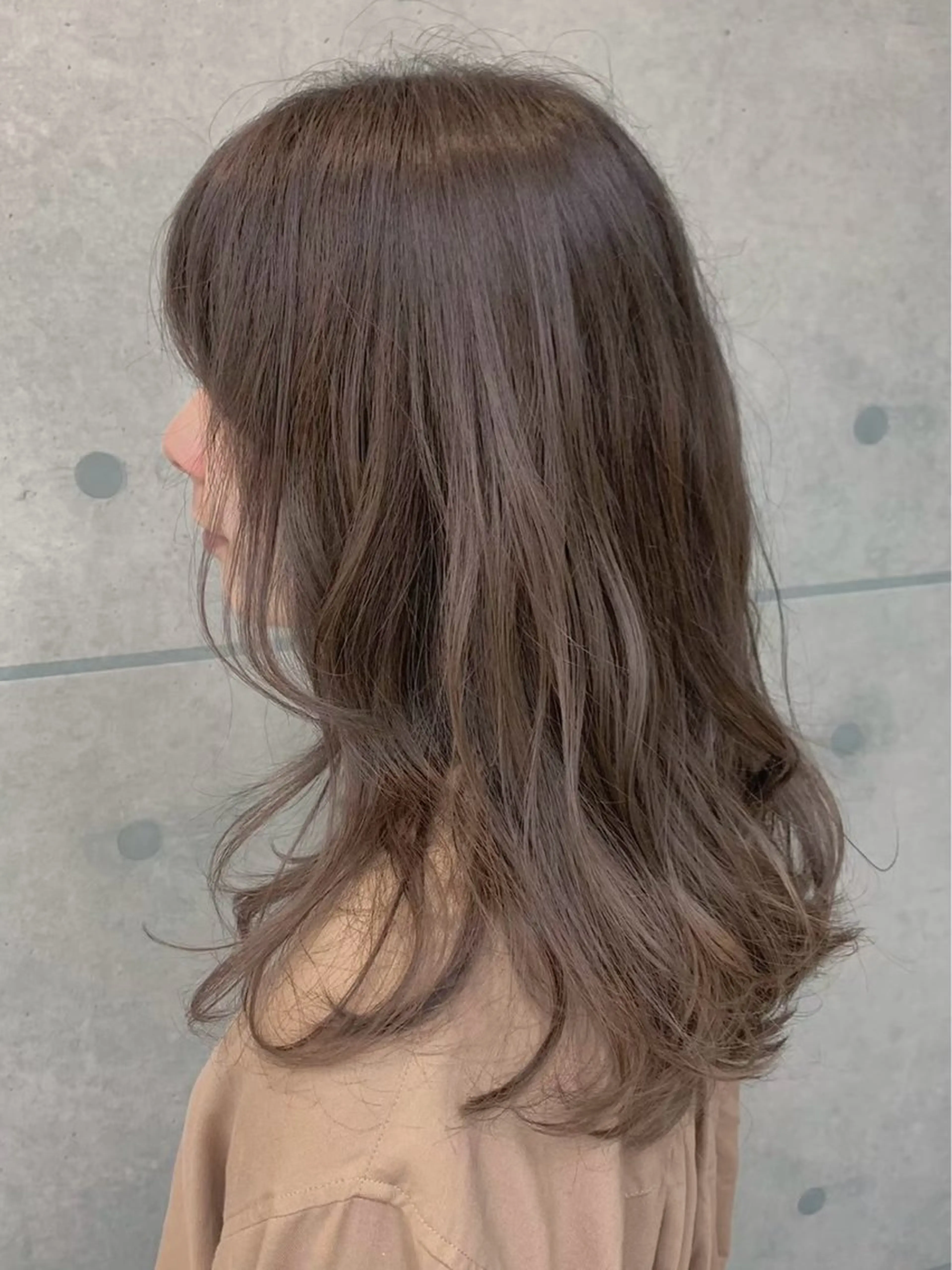 ロング カラー カット ヘアカラー トリートメント ミニモの評価100% /艶カラー/井上あいのヘアスタイル