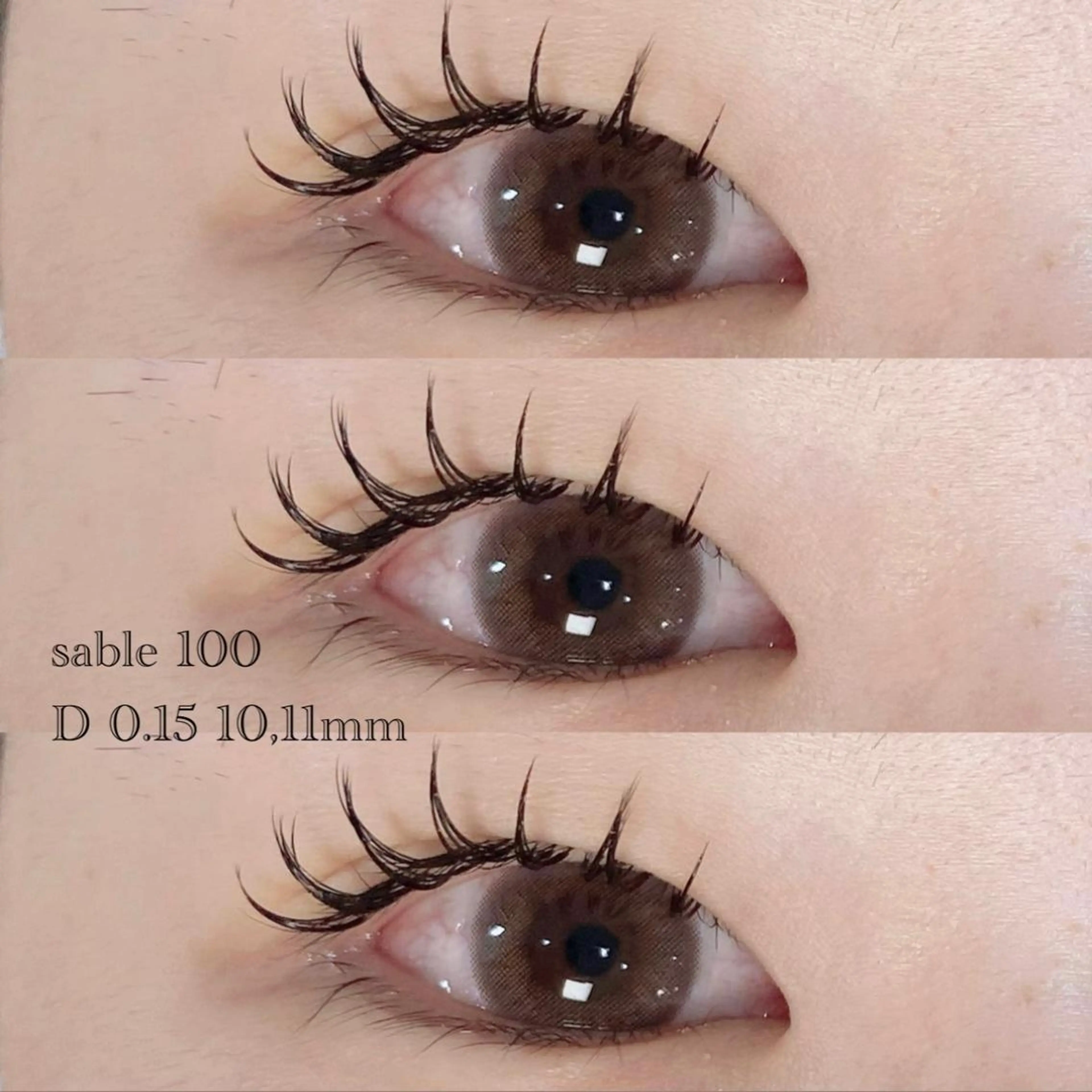 マツエク・マツパ Dカール セーブル OLIVIA 郷家 ♡のマツエク・マツパデザイン